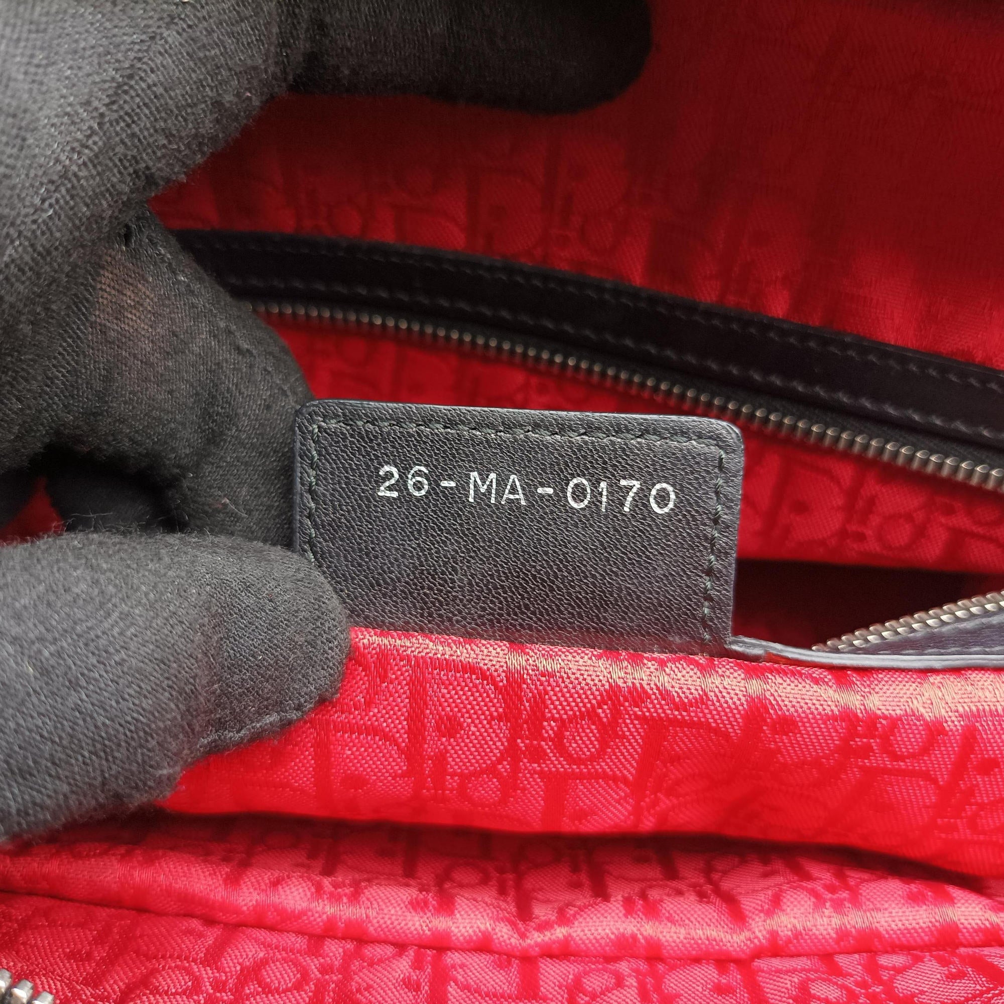 Pre-owned Christian Dior Lady Dior Black lambskin  handbag | stylenewstar