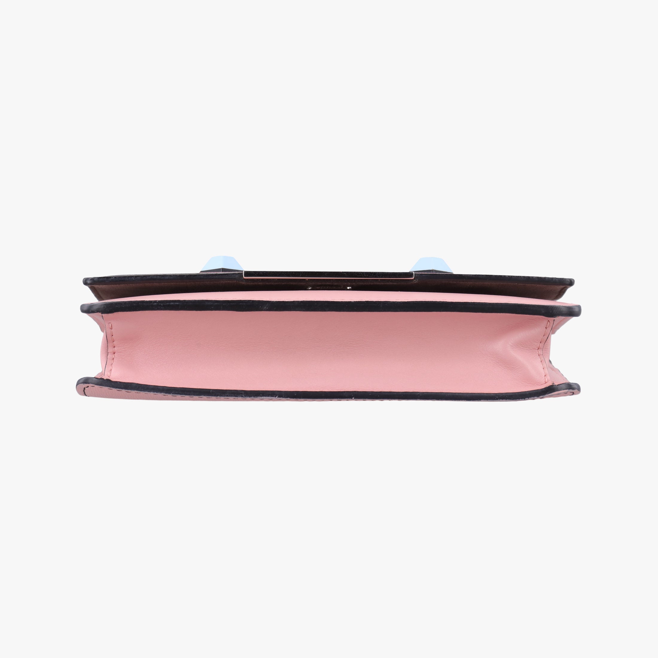 Secondhand Fendi Monster Eyes Continental pink×Multicolour Leather 8M0346 shoulderbag | stylenewstar