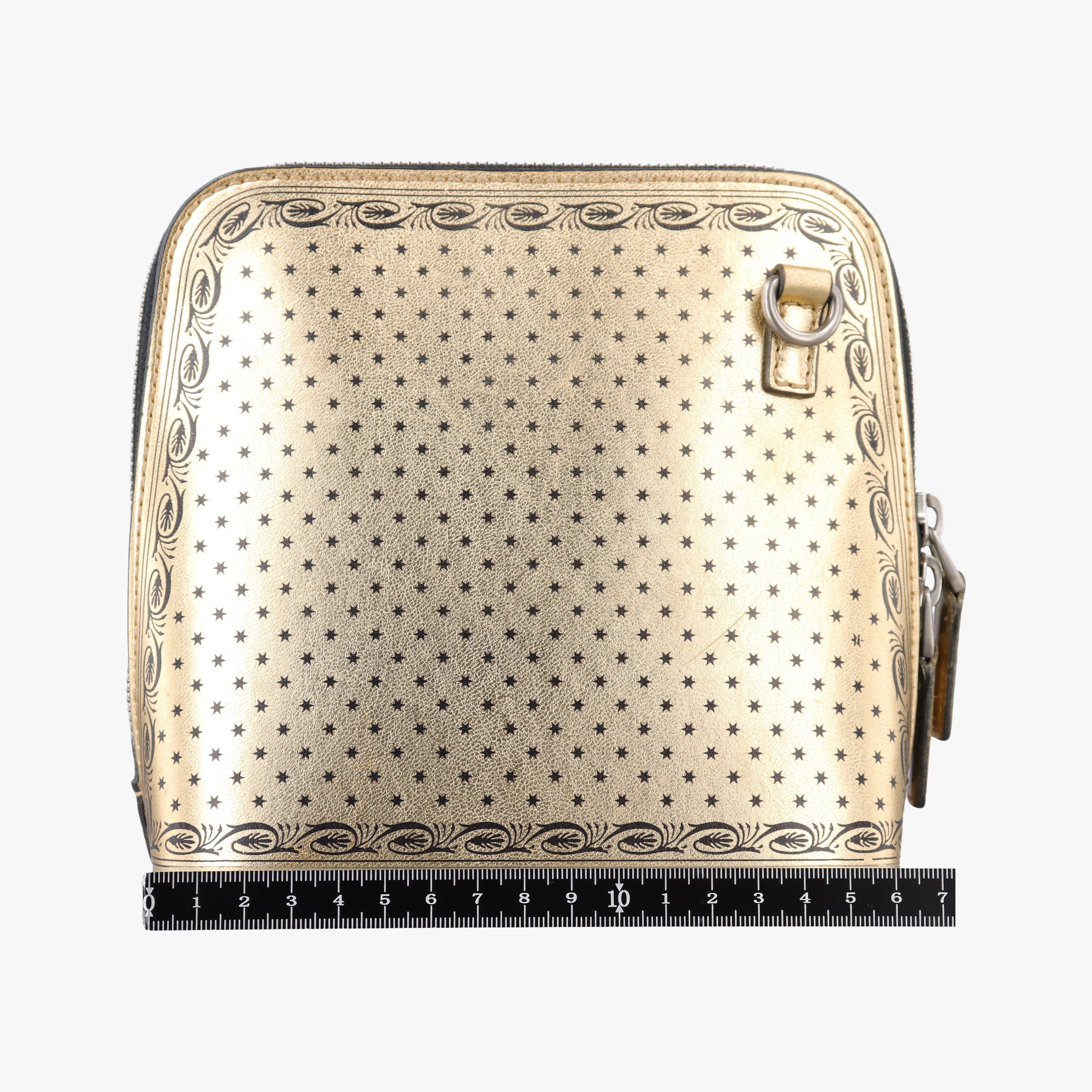 Secondhand Gucci SEGA collaboration GUCCY print Golden Leather 511189 shoulderbag | stylenewstar