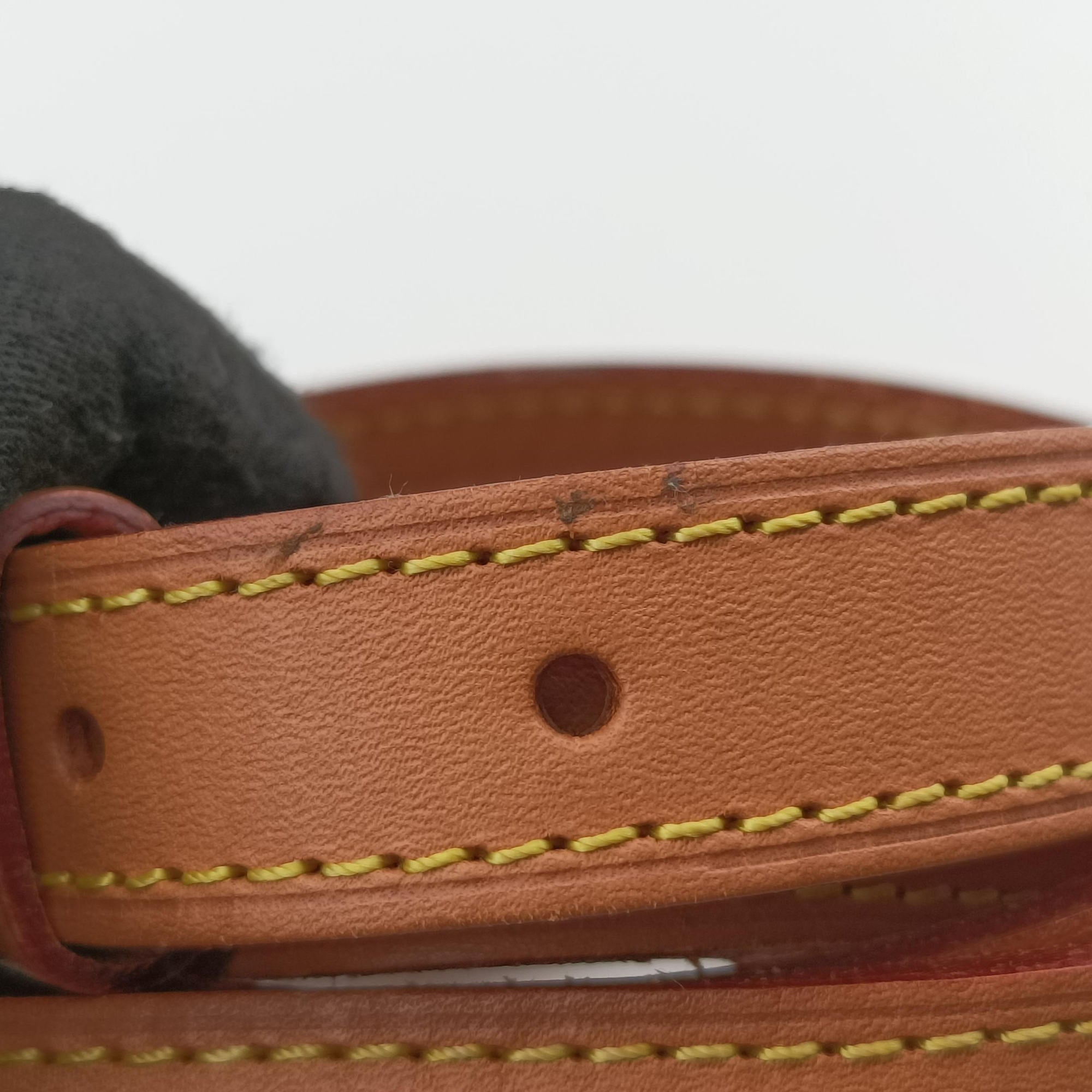 Secondhand Louis Vuitton Time Trunk Speedy Bandouliere 25 Damier Ebene × Rouge Transformed Damier Canvas M52249 shoulderbag | stylenewstar