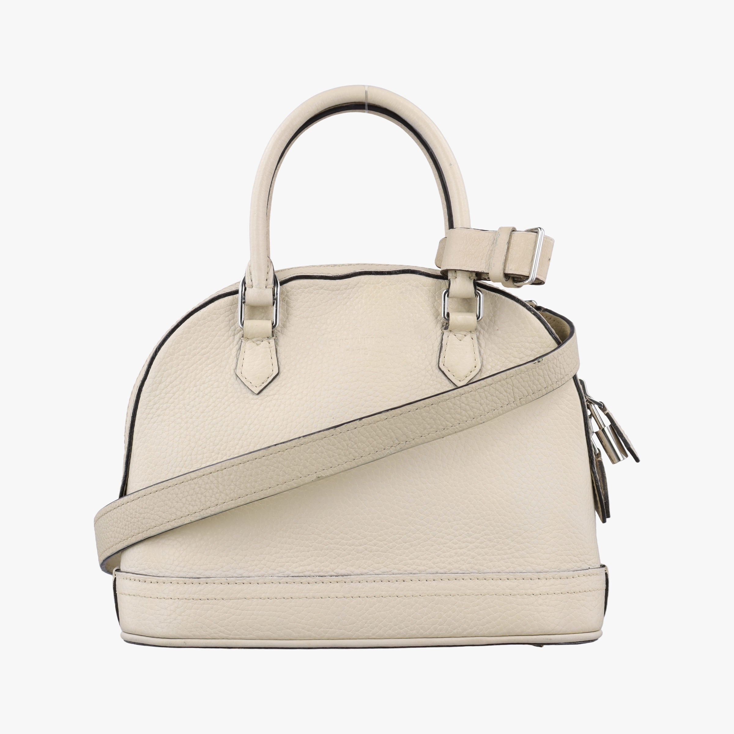 Pre-owned Louis Vuitton Parnassea Alma Blanc Casse Taurillon Leather M48878 shoulderbag | stylenewstar