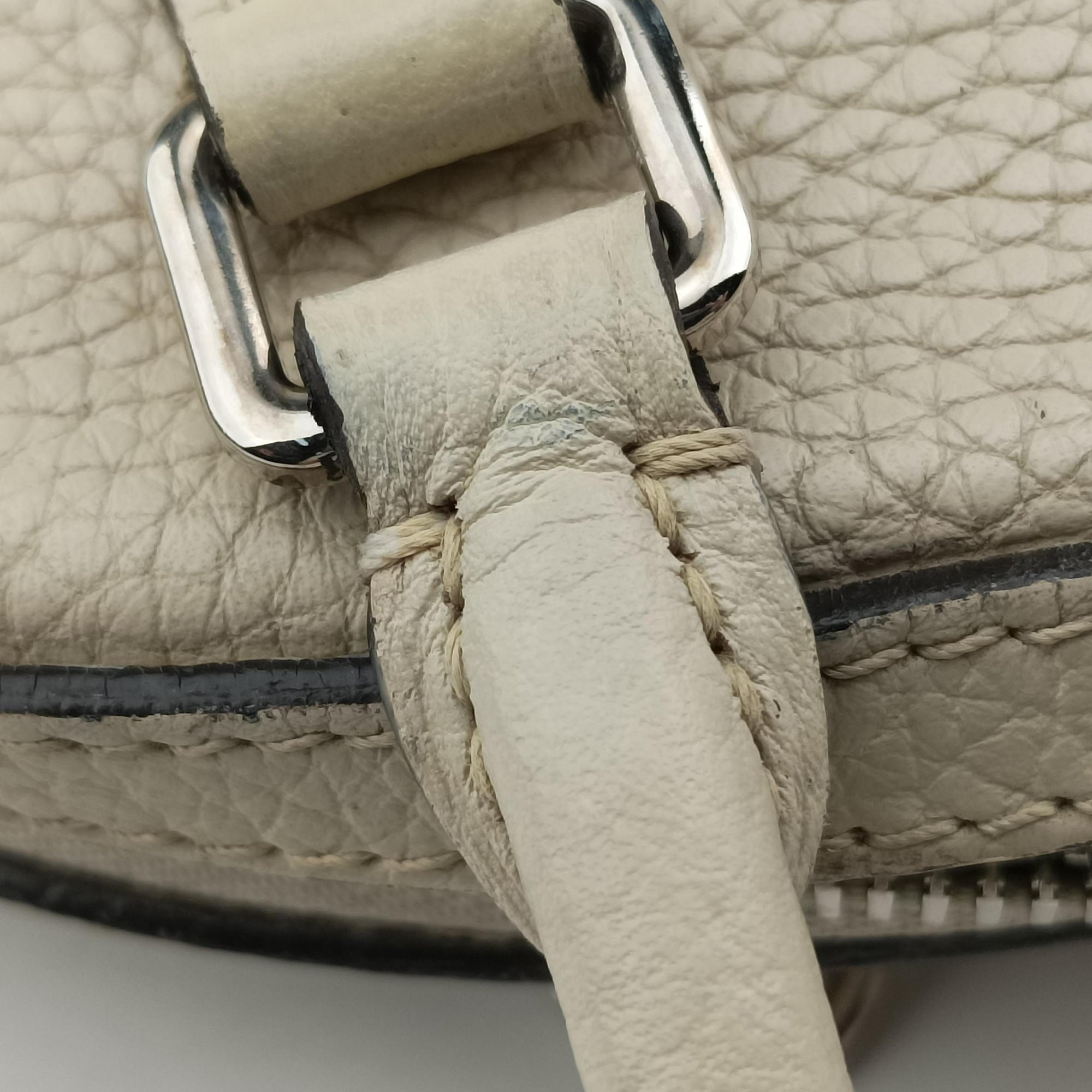 Pre-owned Louis Vuitton Parnassea Alma Blanc Casse Taurillon Leather M48878 shoulderbag | stylenewstar