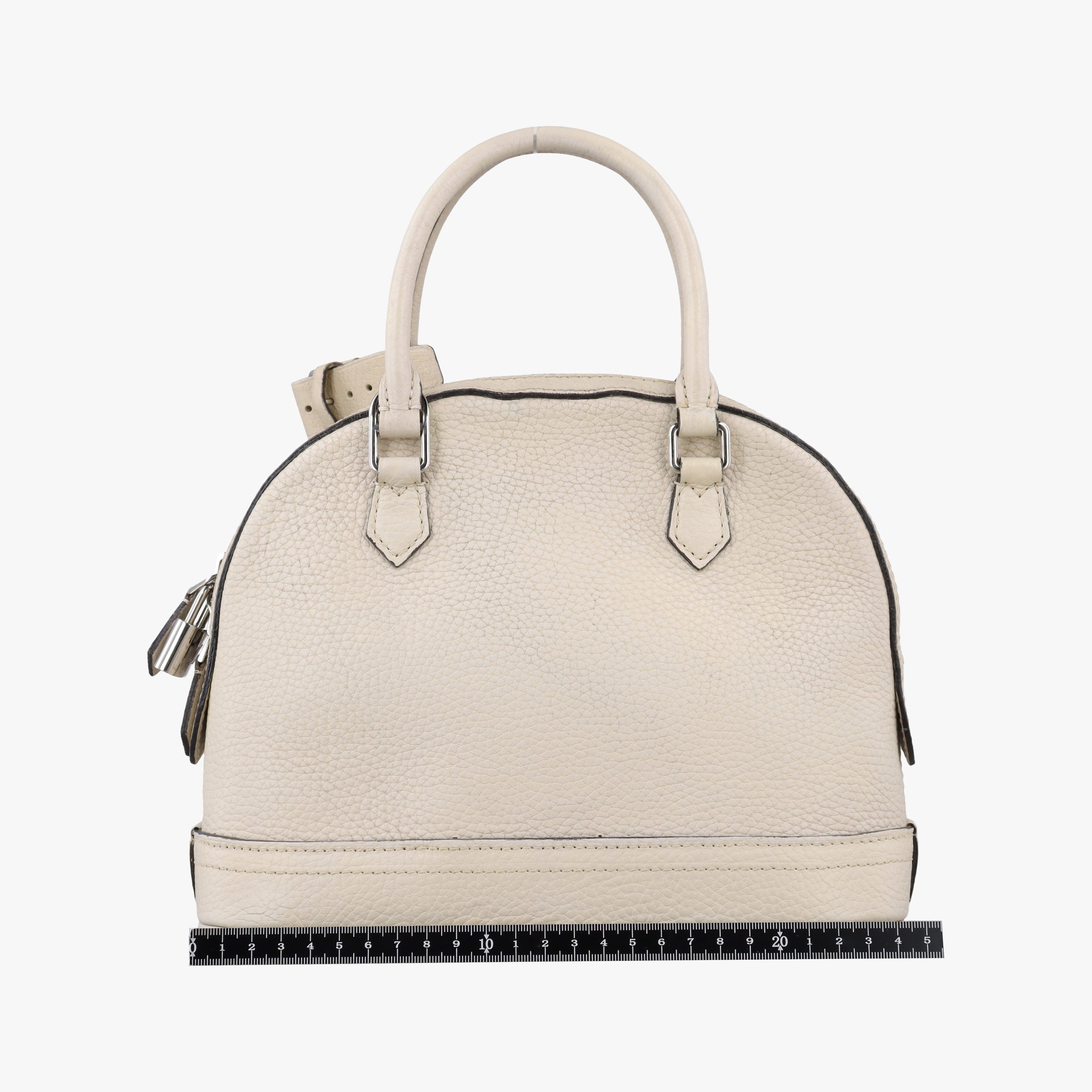 Pre-owned Louis Vuitton Parnassea Alma Blanc Casse Taurillon Leather M48878 shoulderbag | stylenewstar