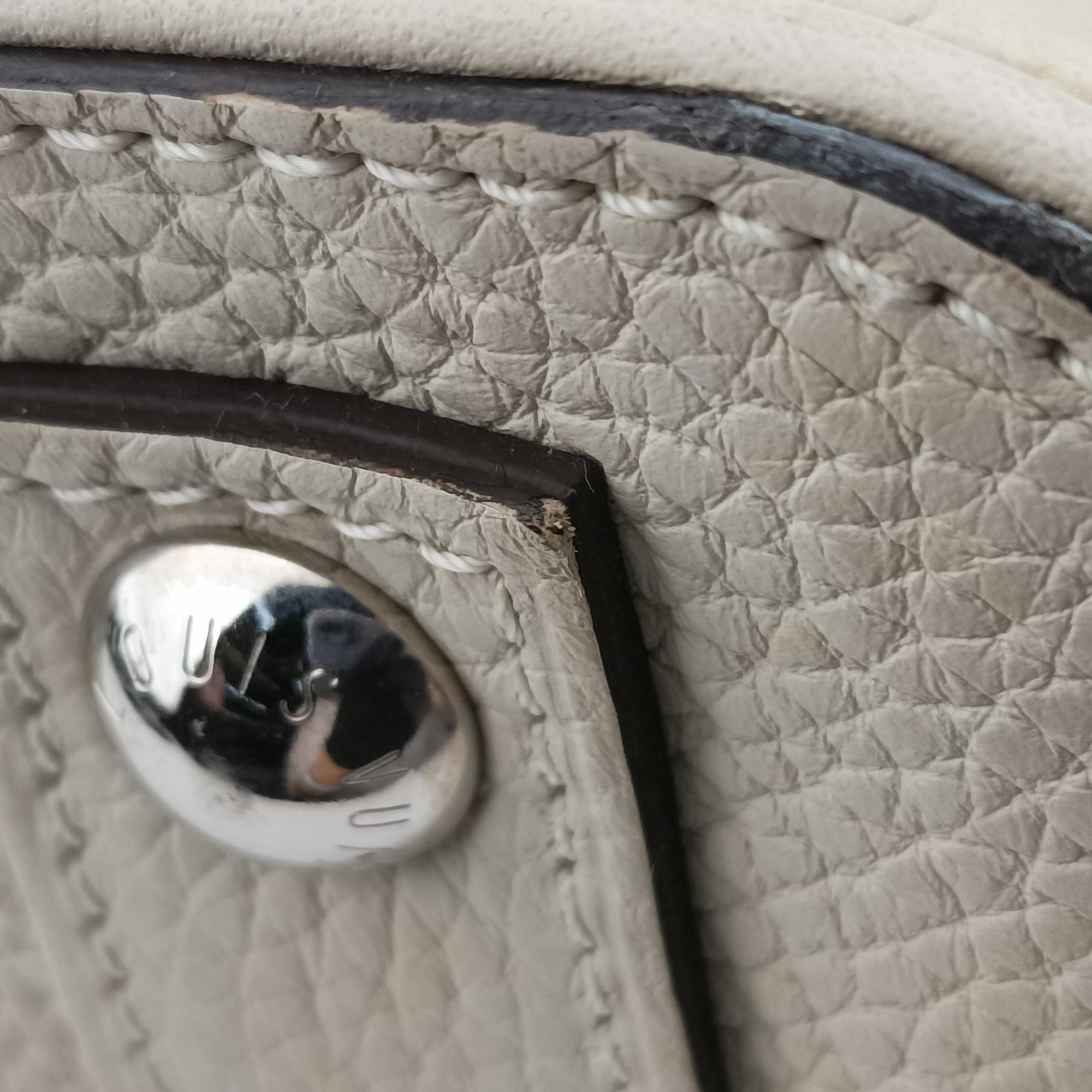 Pre-owned Louis Vuitton Parnassea Alma Blanc Casse Taurillon Leather M48878 shoulderbag | stylenewstar