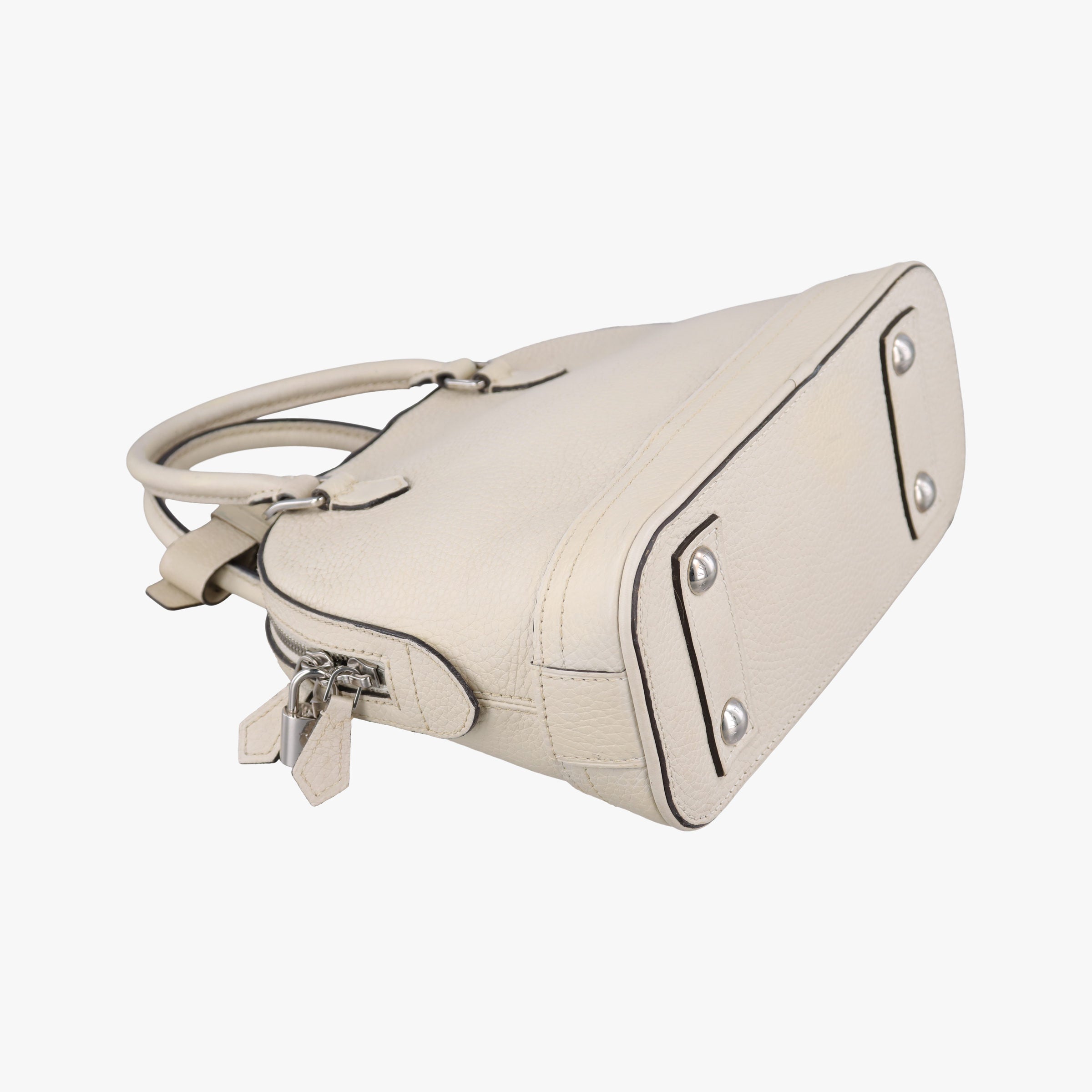 Pre-owned Louis Vuitton Parnassea Alma Blanc Casse Taurillon Leather M48878 shoulderbag | stylenewstar