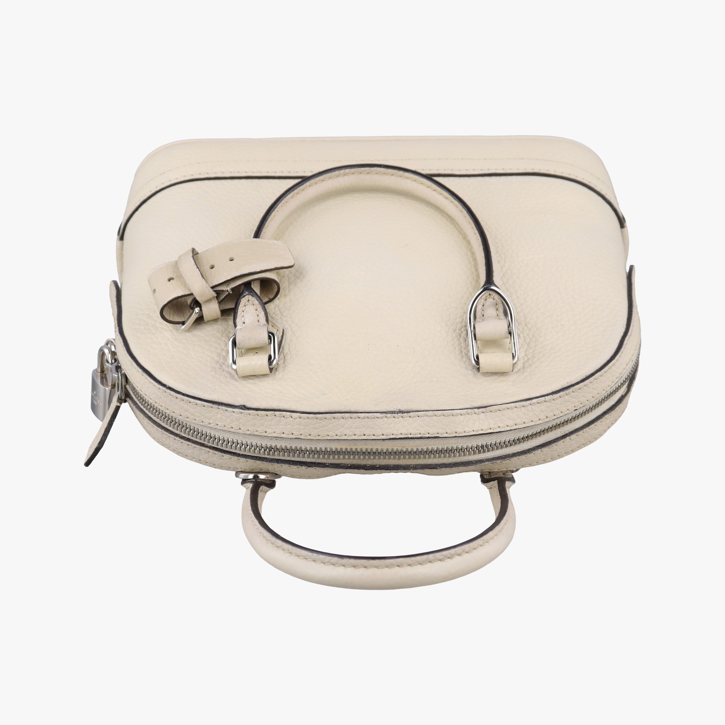 Pre-owned Louis Vuitton Parnassea Alma Blanc Casse Taurillon Leather M48878 shoulderbag | stylenewstar