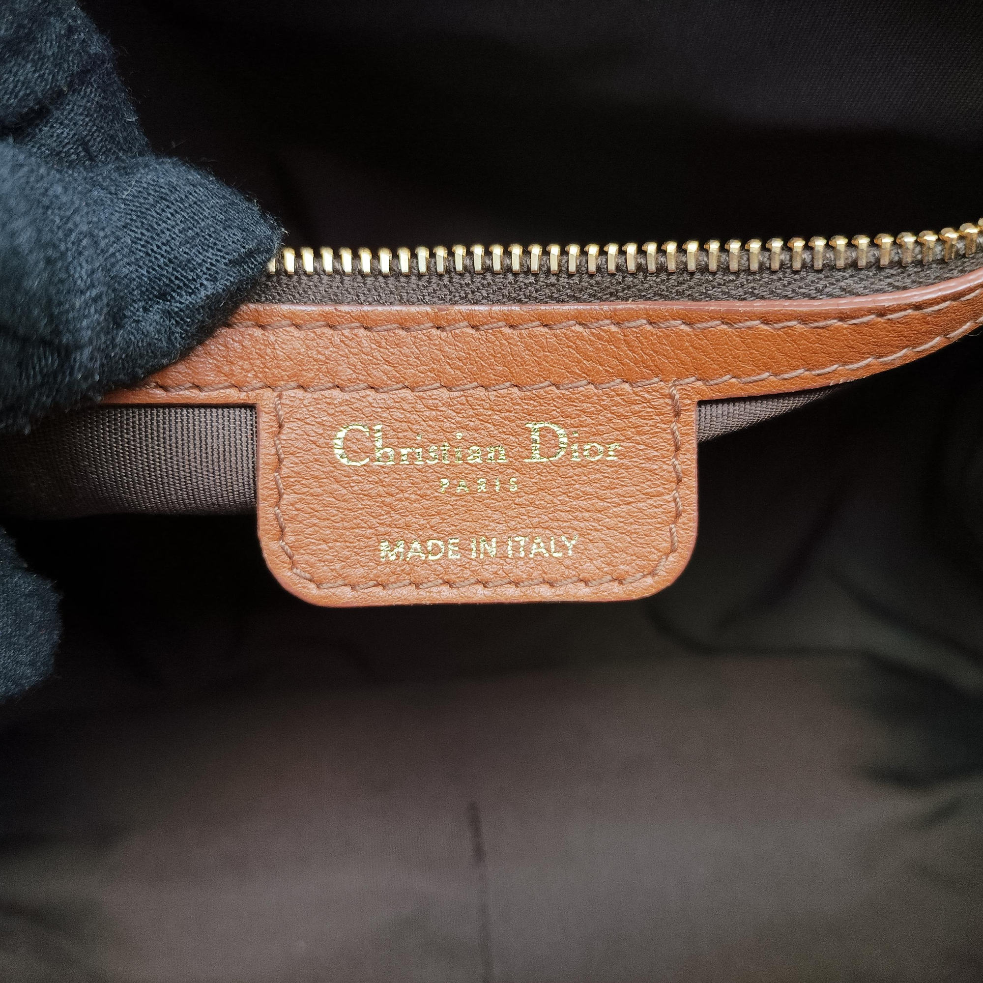 Vintage Christian Dior Hobo Brown Leather  handbag | stylenewstar