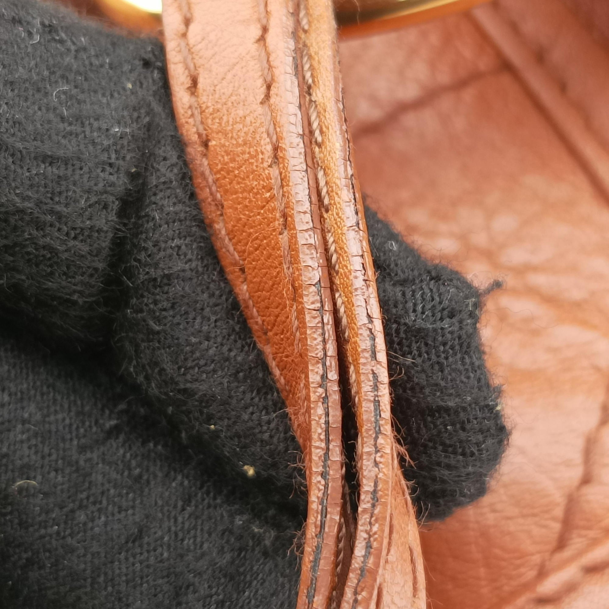 Vintage Christian Dior Hobo Brown Leather  handbag | stylenewstar