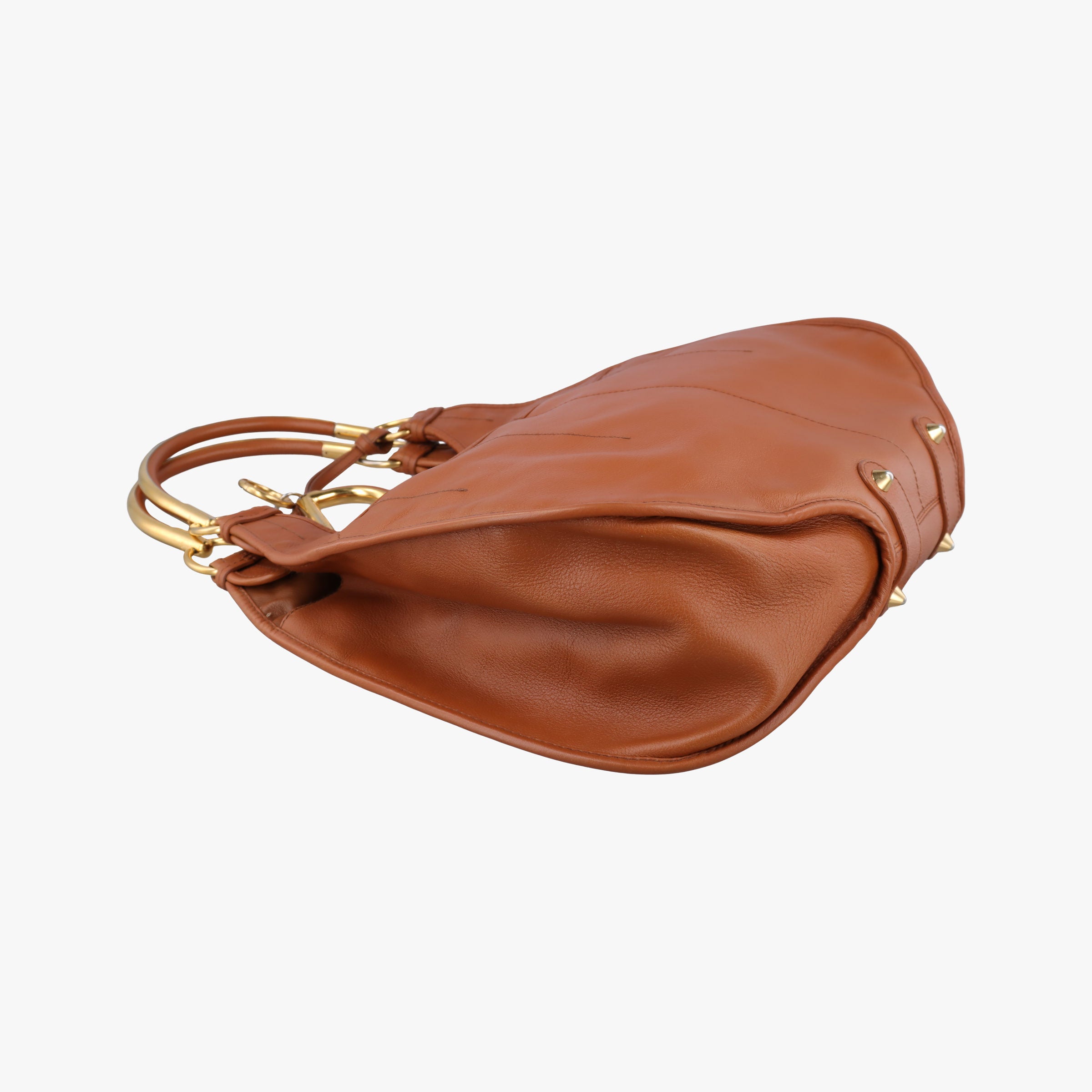 Vintage Christian Dior Hobo Brown Leather  handbag | stylenewstar