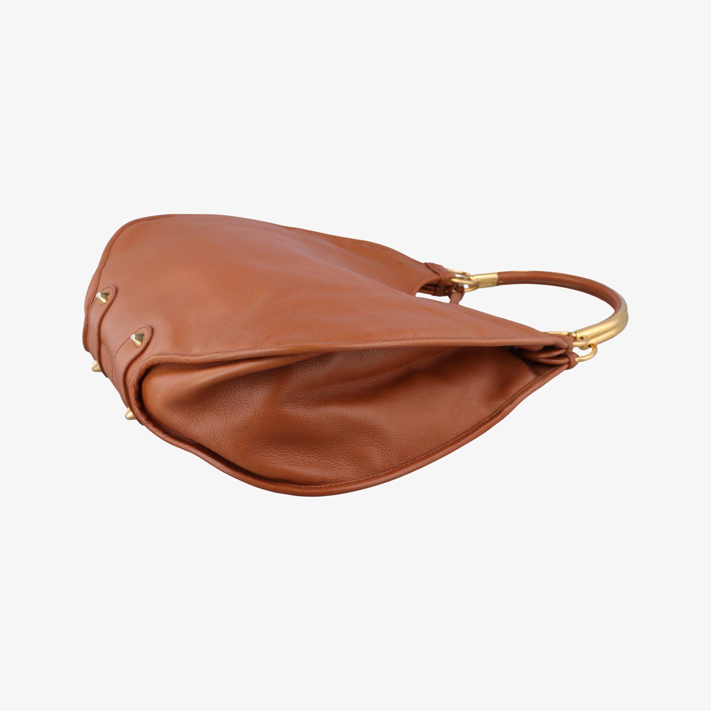 Vintage Christian Dior Hobo Brown Leather  handbag | stylenewstar