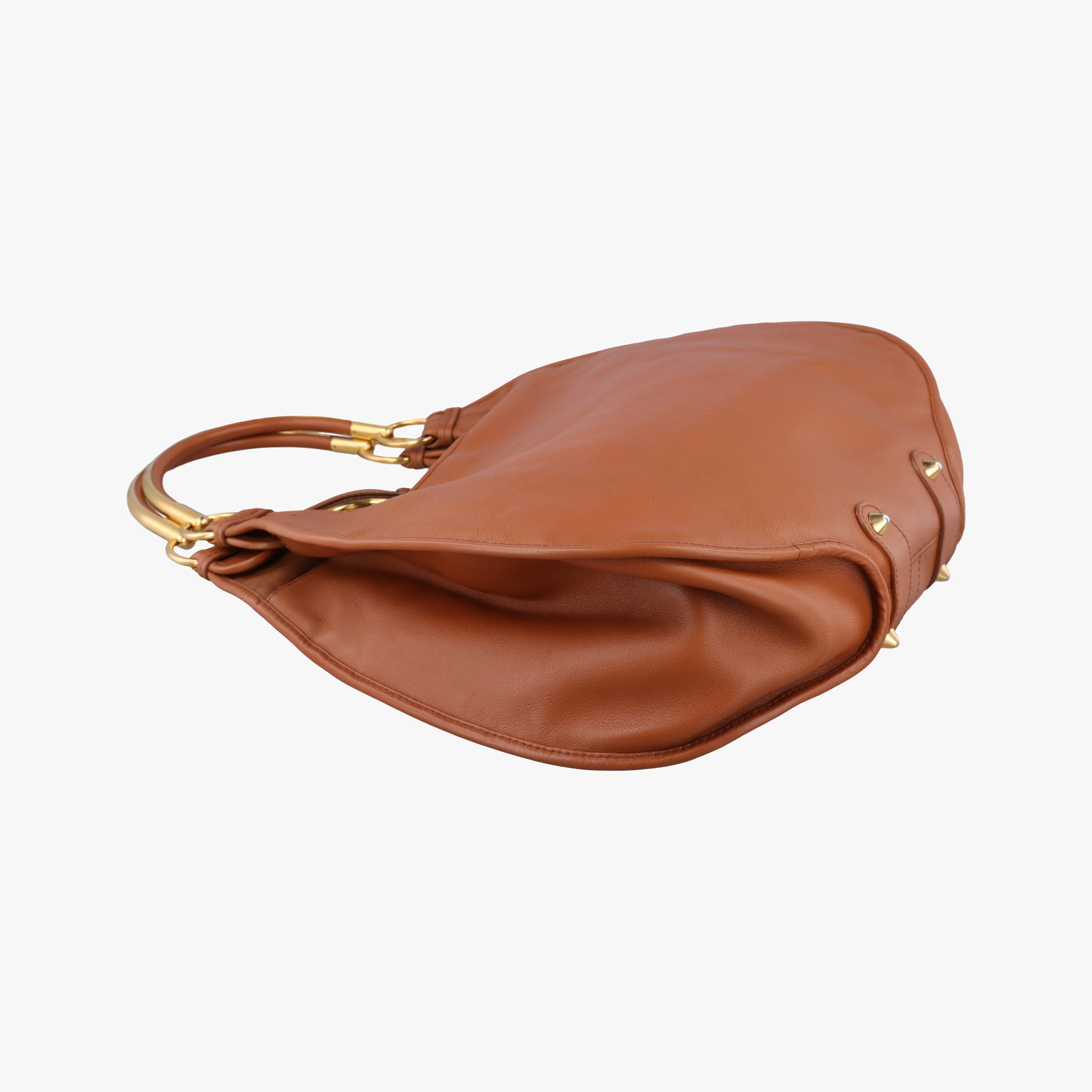 Vintage Christian Dior Hobo Brown Leather  handbag | stylenewstar