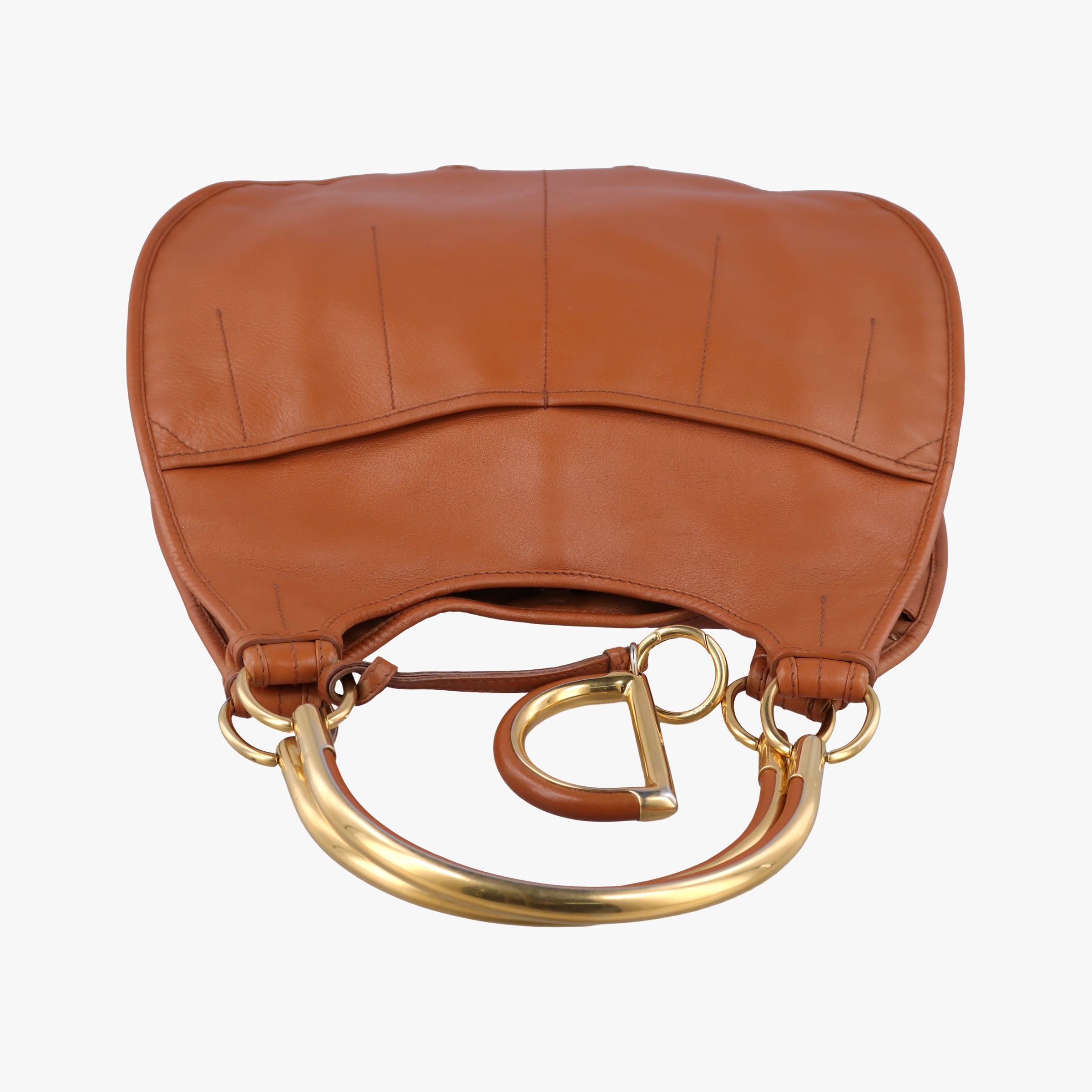 Vintage Christian Dior Hobo Brown Leather  handbag | stylenewstar