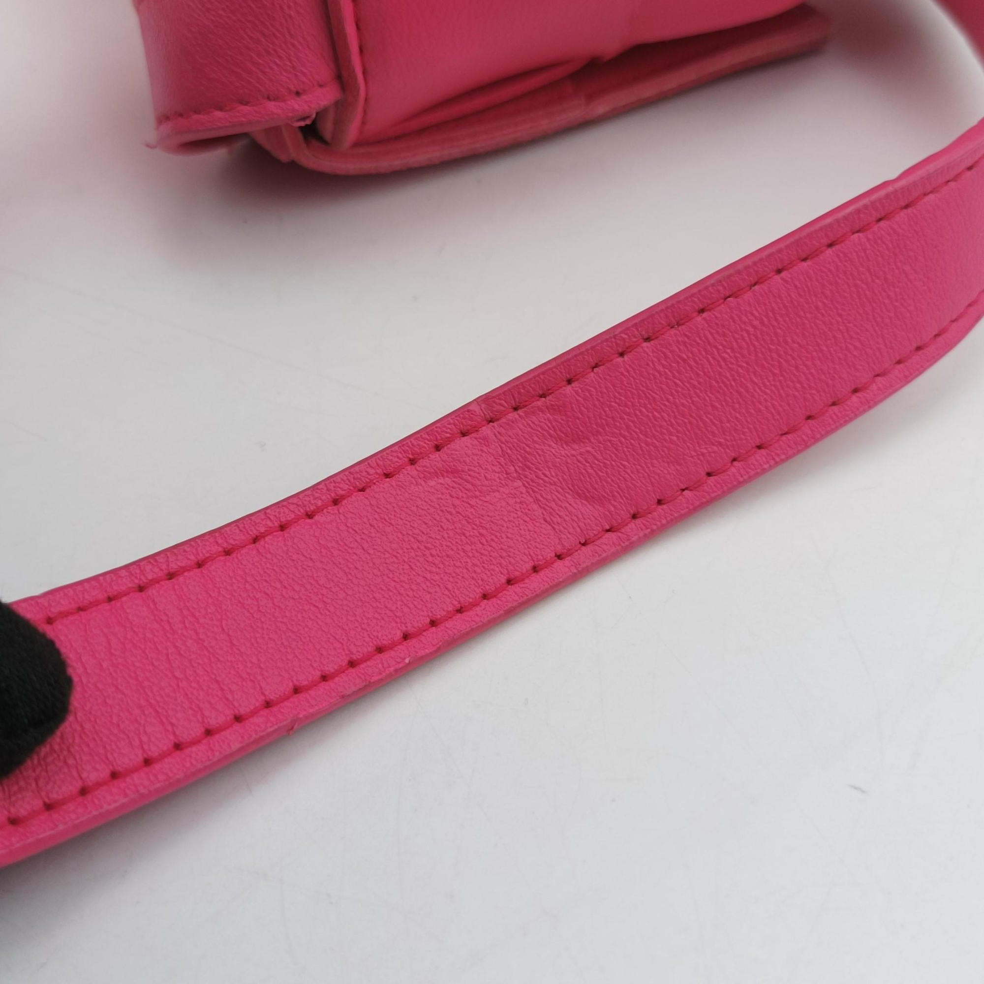 Pre-owned Bottega Veneta candy cassette Pink lambskin  shoulderbag | stylenewstar