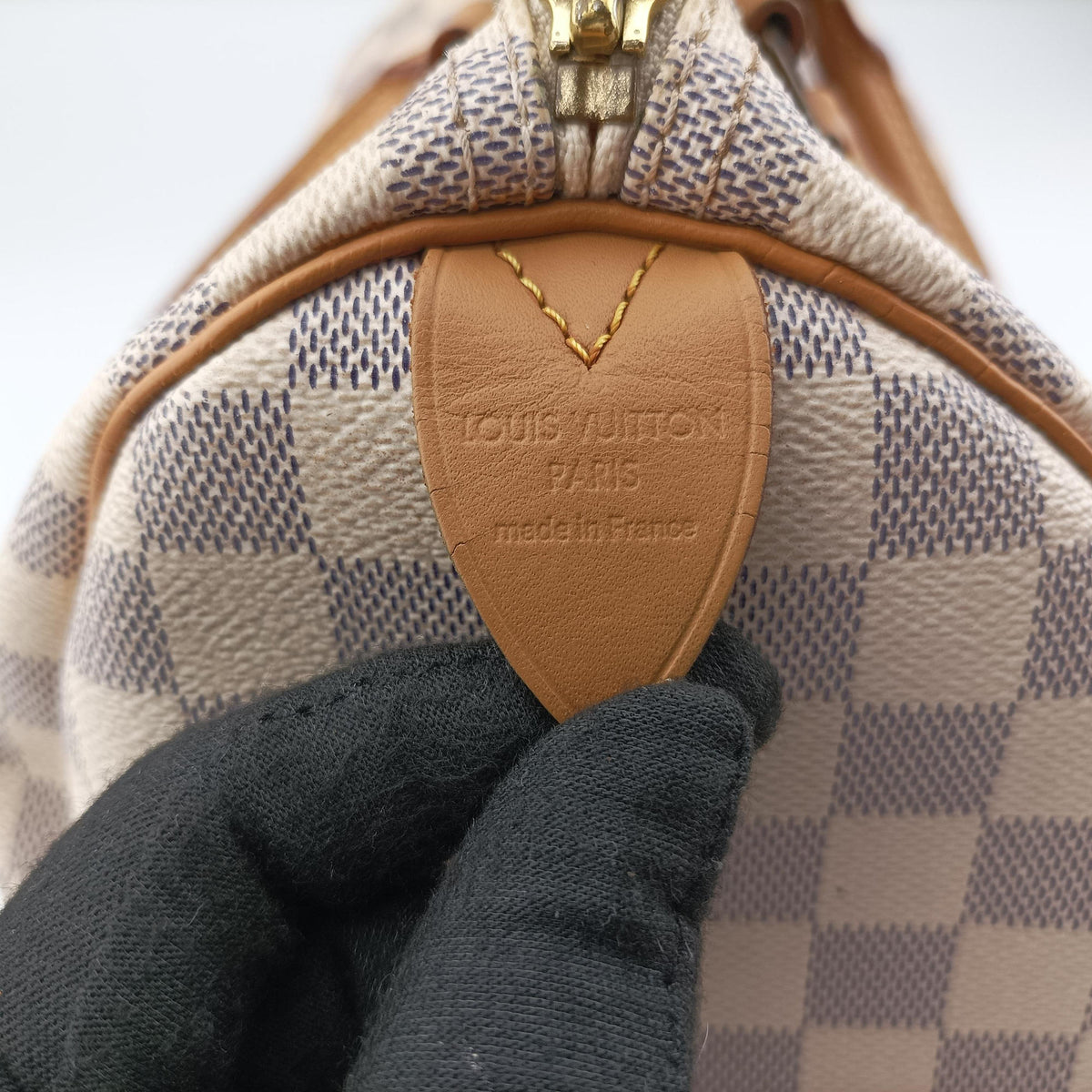 Pre-owned Louis Vuitton Speedy 30 AZUR Damier Canvas N41533 handbag | stylenewstar