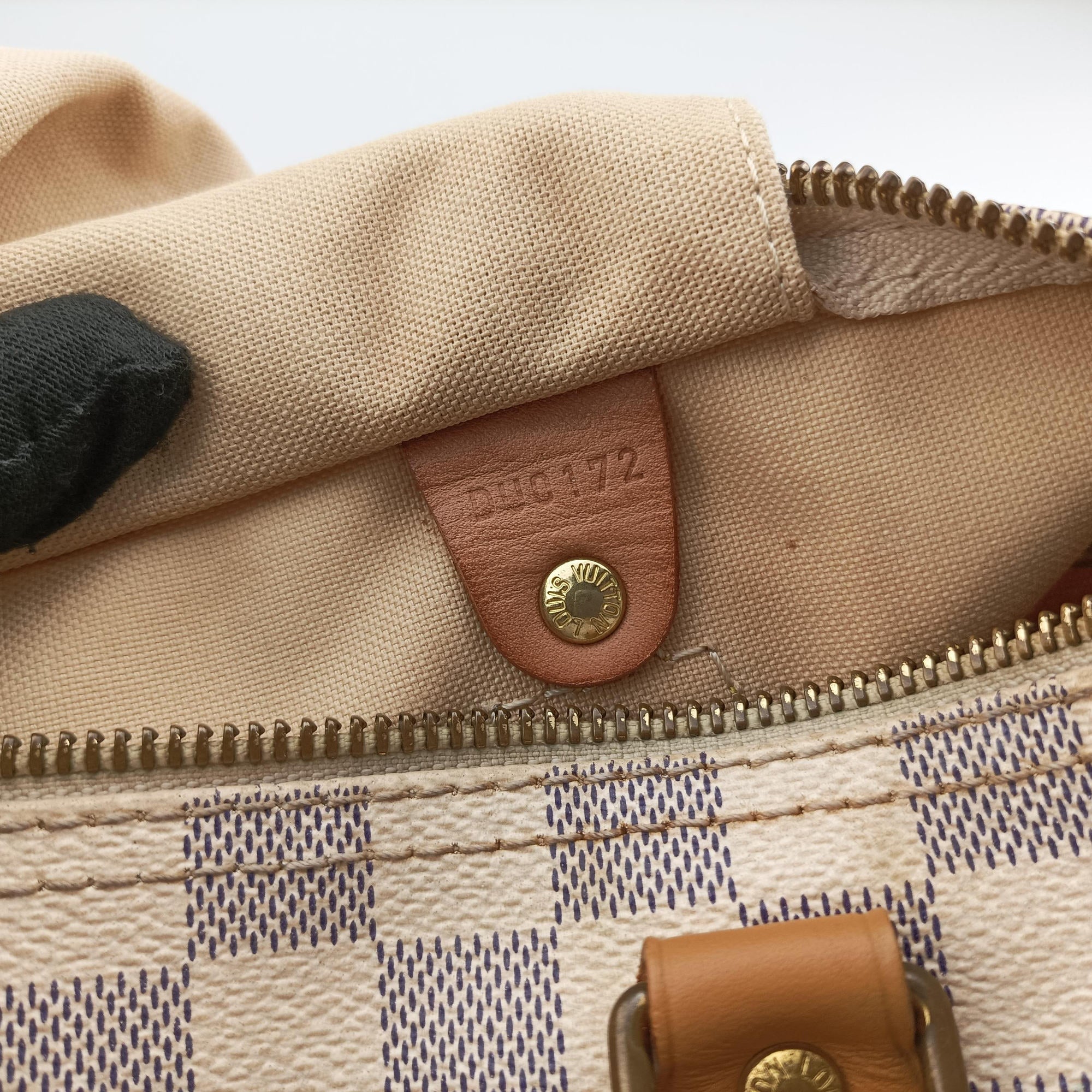 Pre-owned Louis Vuitton Speedy 30 AZUR Damier Canvas N41533 handbag | stylenewstar