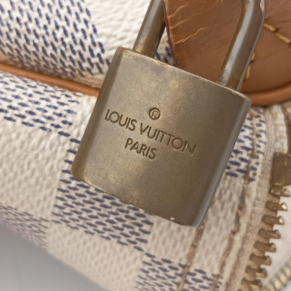 Pre-owned Louis Vuitton Speedy 30 AZUR Damier Canvas N41533 handbag | stylenewstar