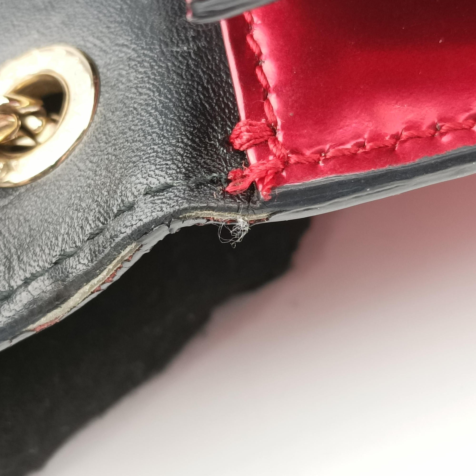 Pre-owned Bvlgari SERPENTI FOREVER Red Leather  shoulderbag | stylenewstar