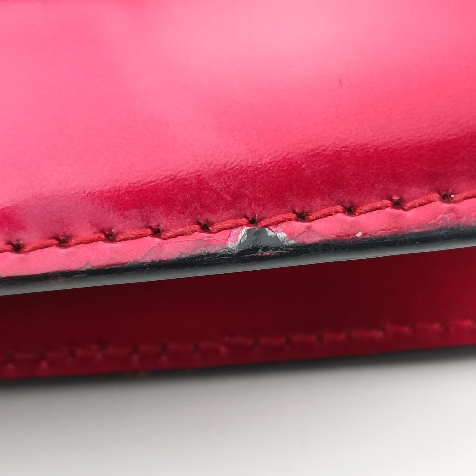 Pre-owned Bvlgari SERPENTI FOREVER Red Leather  shoulderbag | stylenewstar