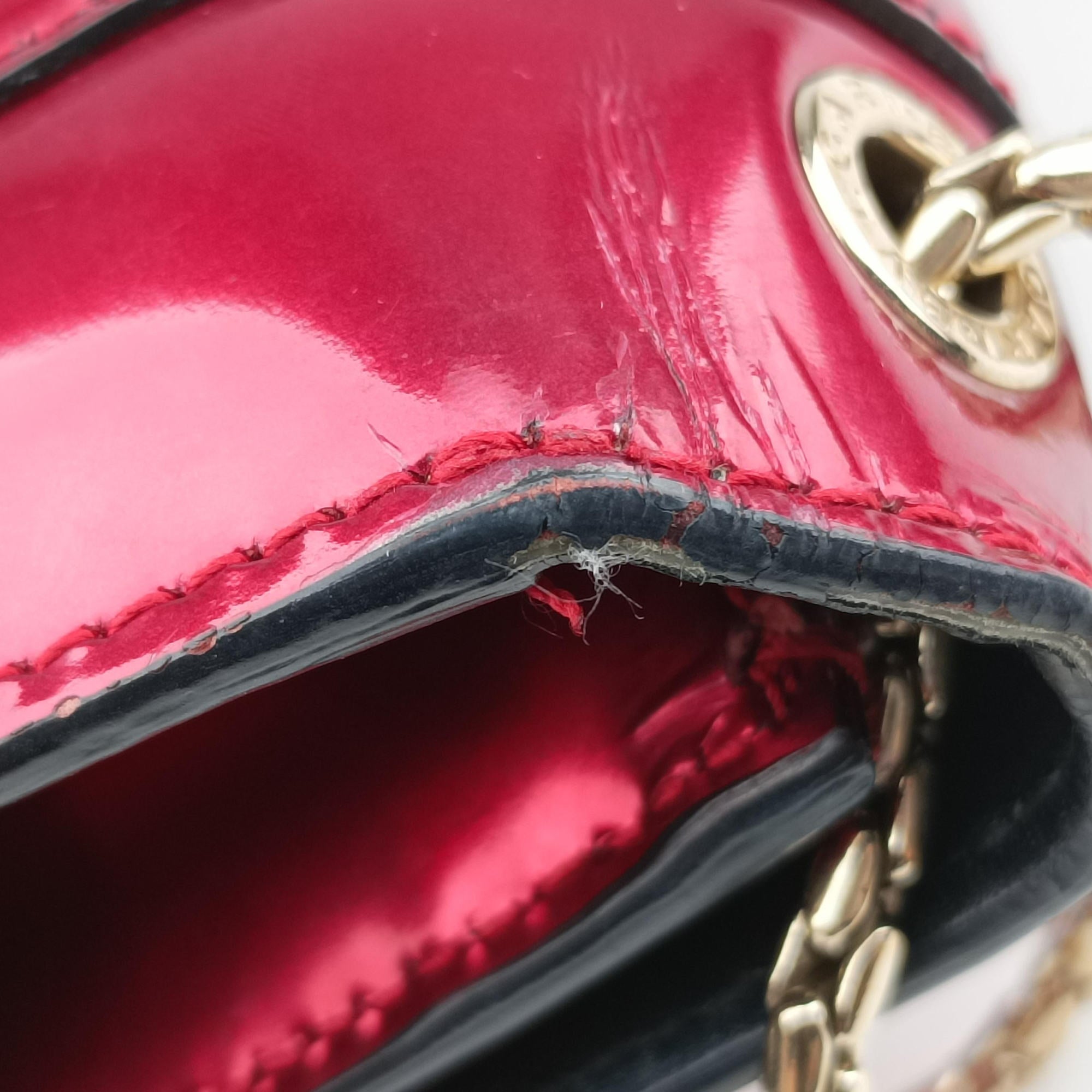 Pre-owned Bvlgari SERPENTI FOREVER Red Leather  shoulderbag | stylenewstar