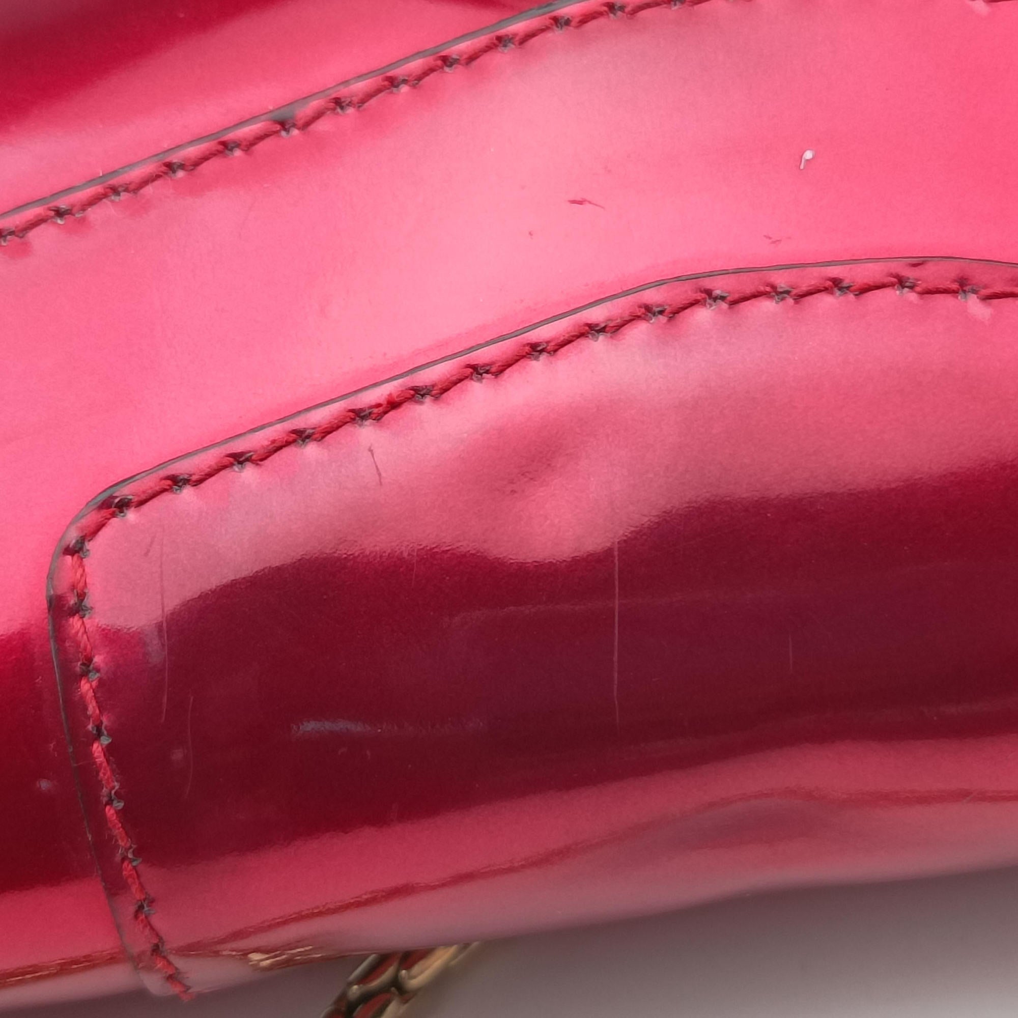 Pre-owned Bvlgari SERPENTI FOREVER Red Leather  shoulderbag | stylenewstar
