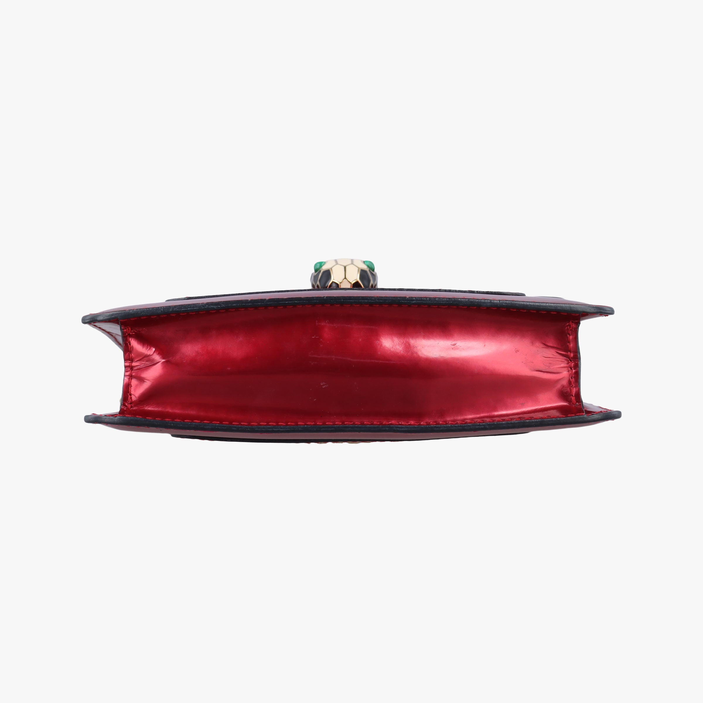 Pre-owned Bvlgari SERPENTI FOREVER Red Leather  shoulderbag | stylenewstar