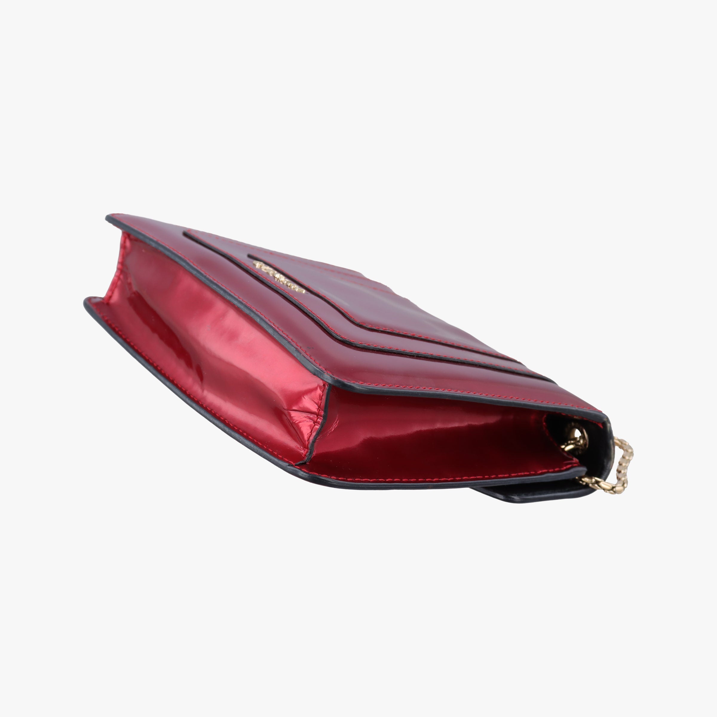 Pre-owned Bvlgari SERPENTI FOREVER Red Leather  shoulderbag | stylenewstar