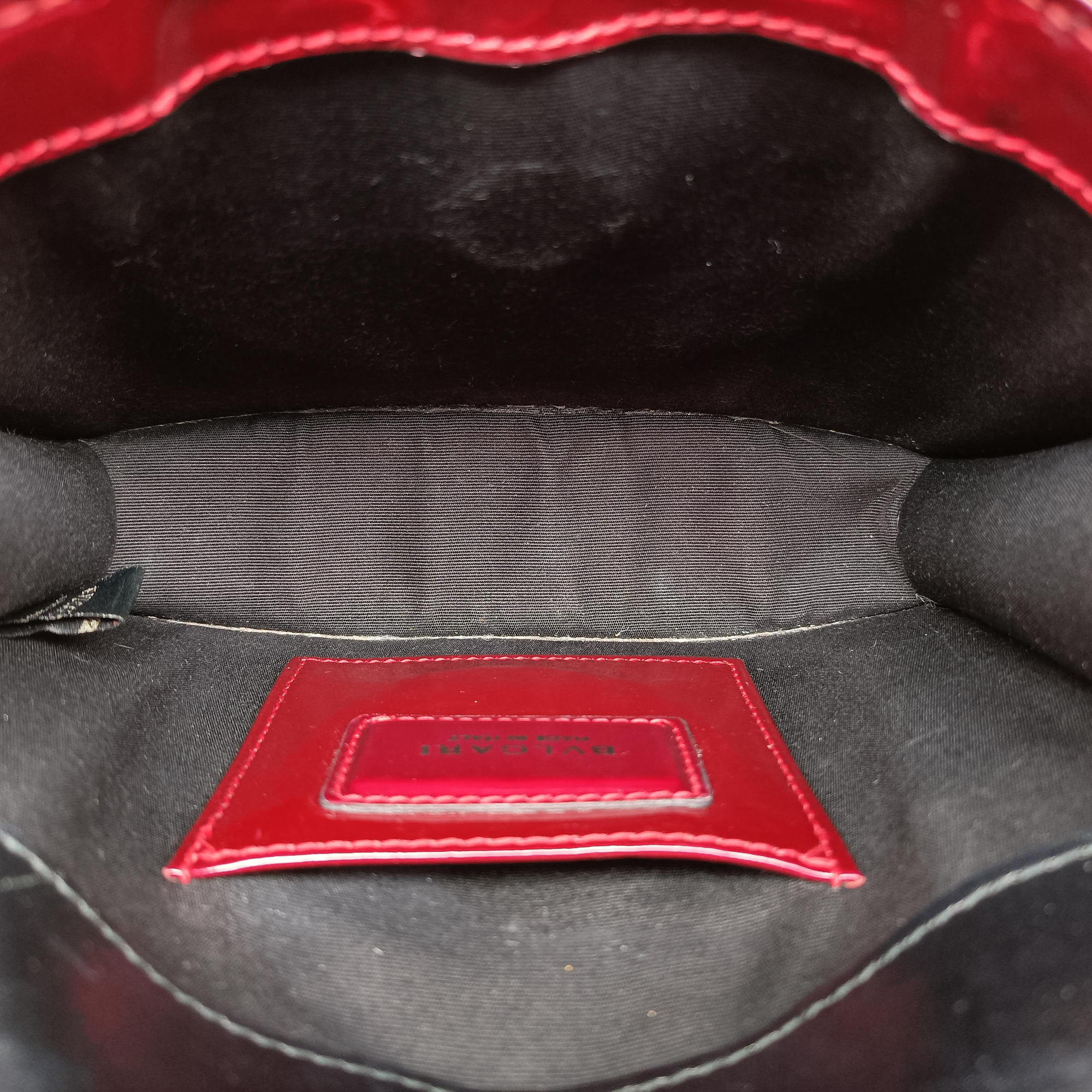 Pre-owned Bvlgari SERPENTI FOREVER Red Leather  shoulderbag | stylenewstar