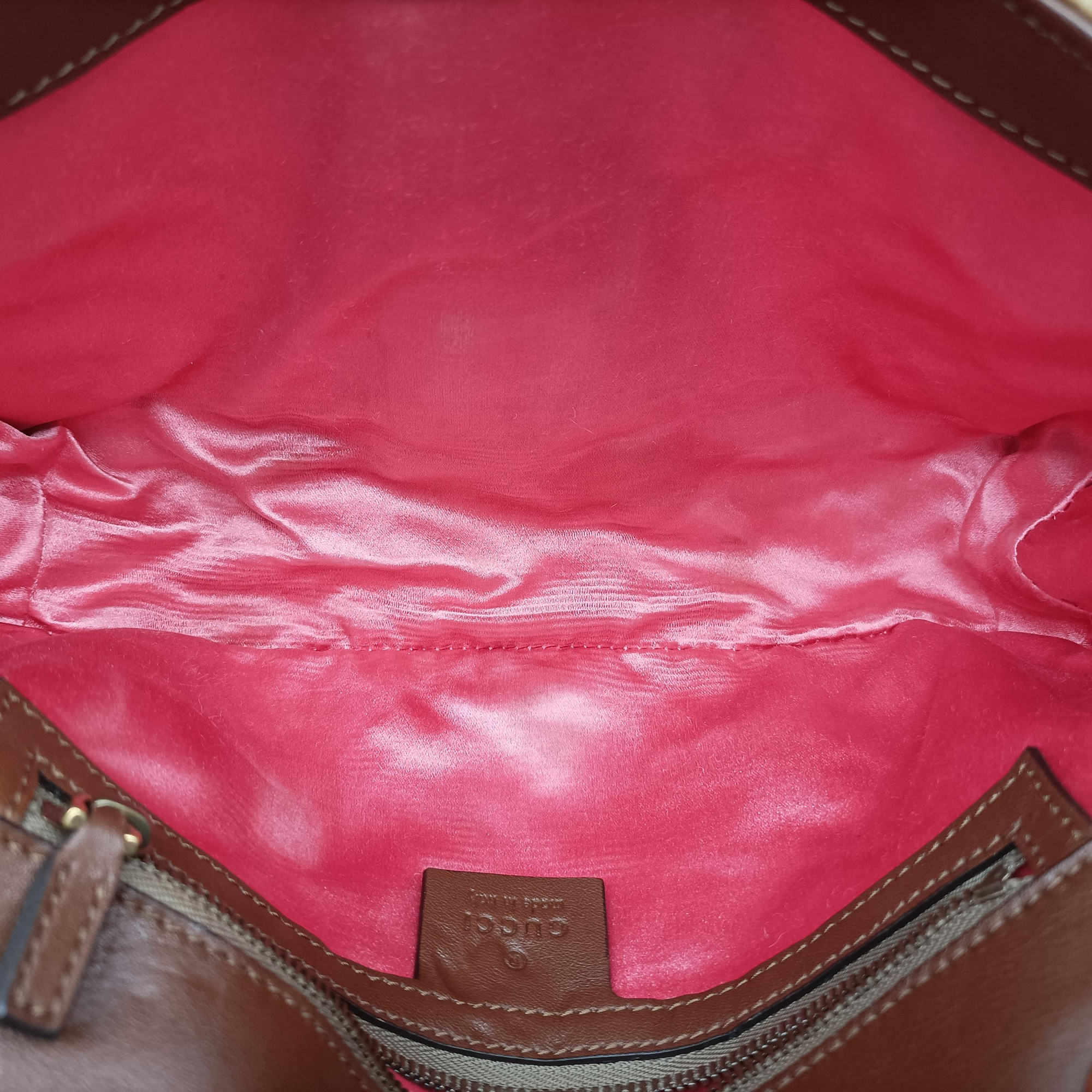 Pre-owned Gucci GG Marmont khaki velour 443497 shoulderbag | stylenewstar