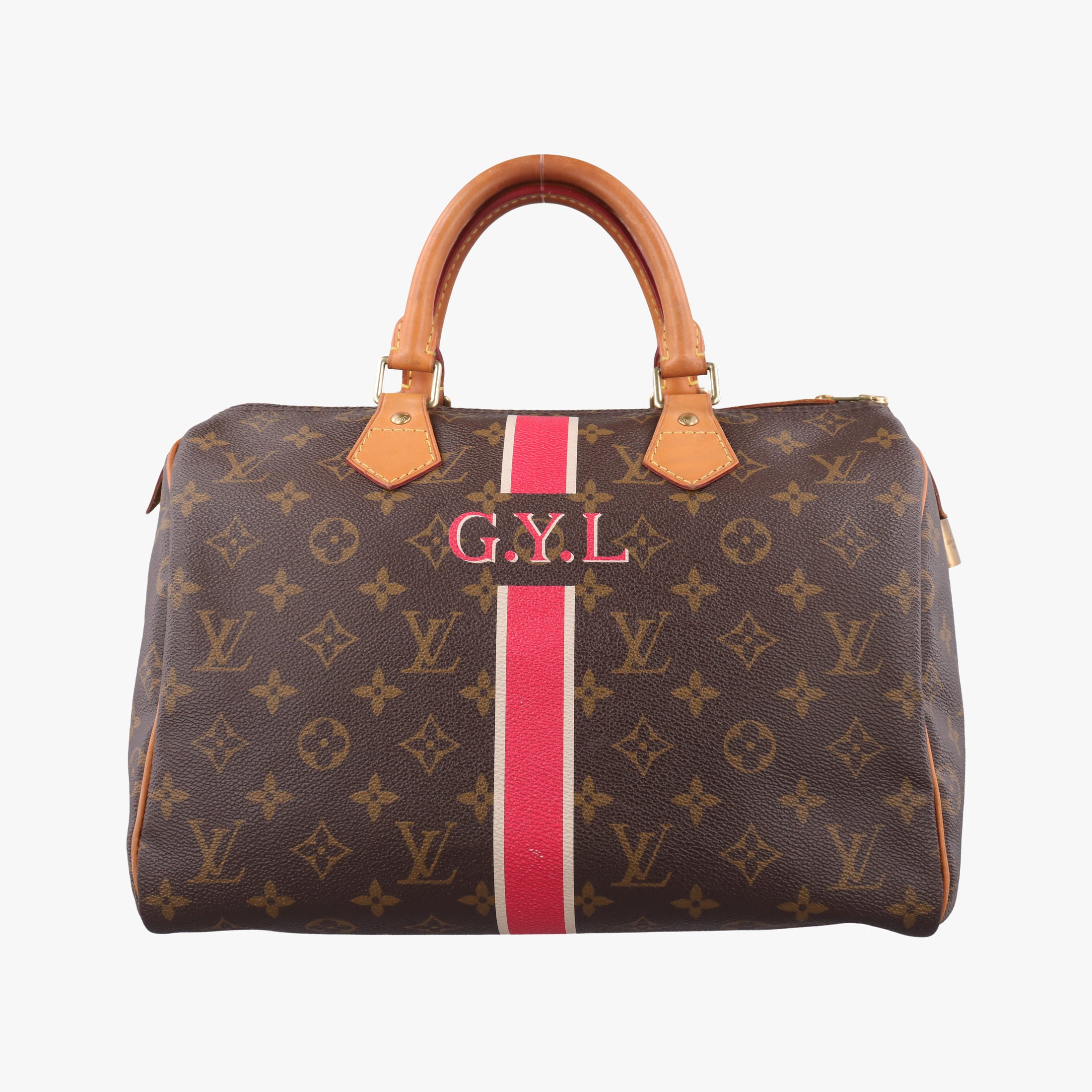 Secondhand Louis Vuitton Speedy Bandouliere 30 brown×multi Monogram Canvas  handbag | stylenewstar