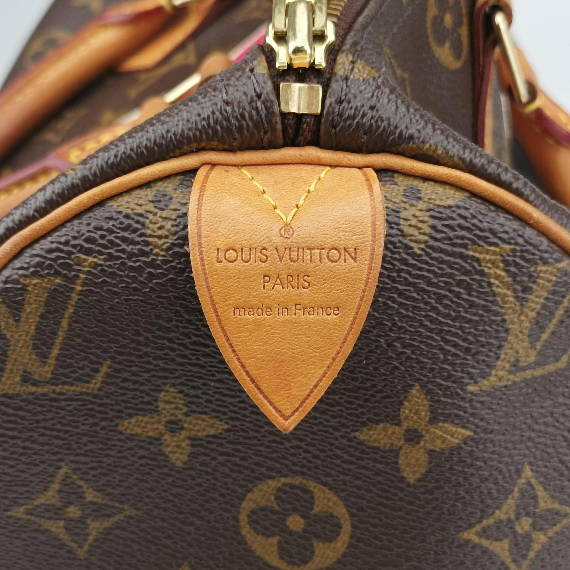 Secondhand Louis Vuitton Speedy Bandouliere 30 brown×multi Monogram Canvas  handbag | stylenewstar