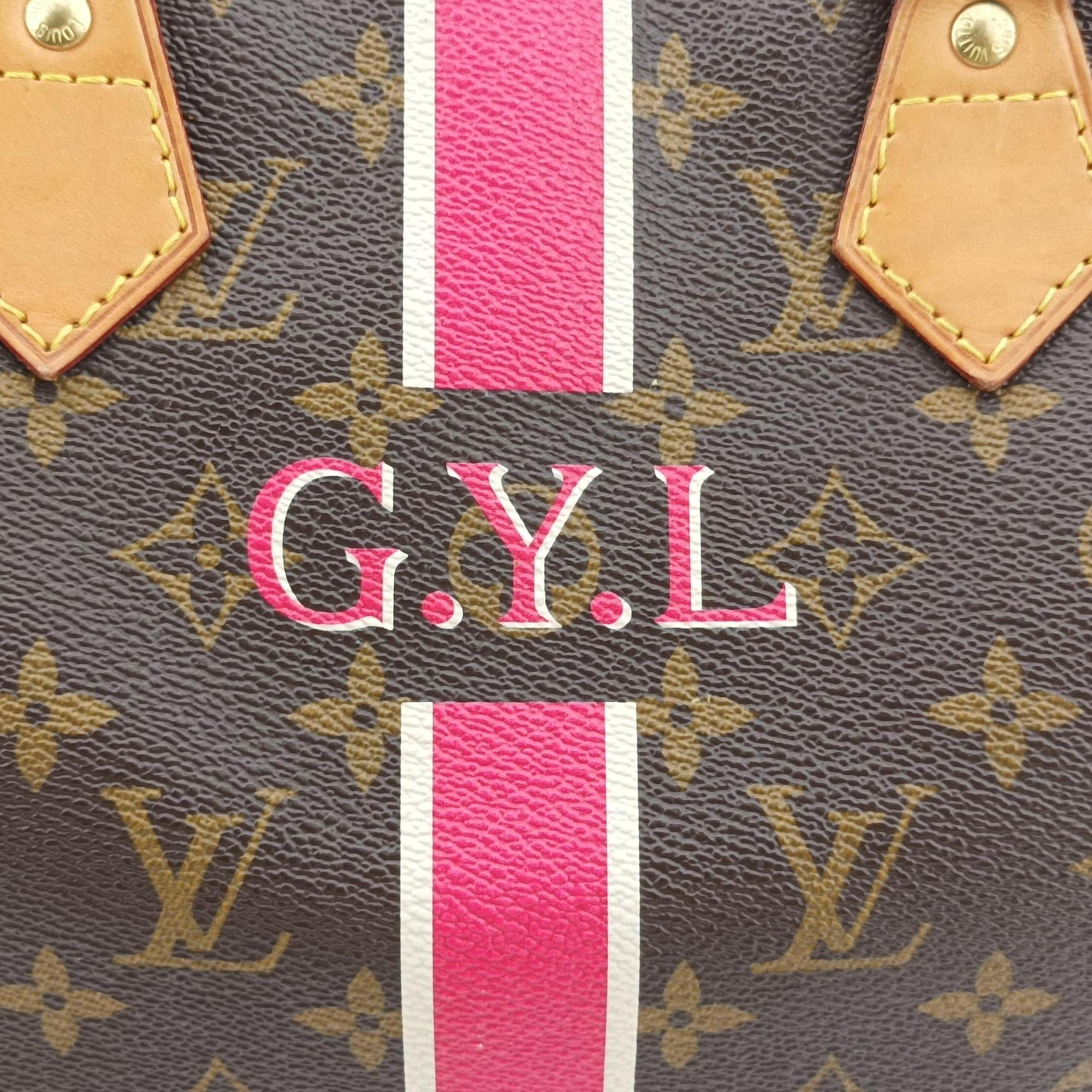 Secondhand Louis Vuitton Speedy Bandouliere 30 brown×multi Monogram Canvas  handbag | stylenewstar