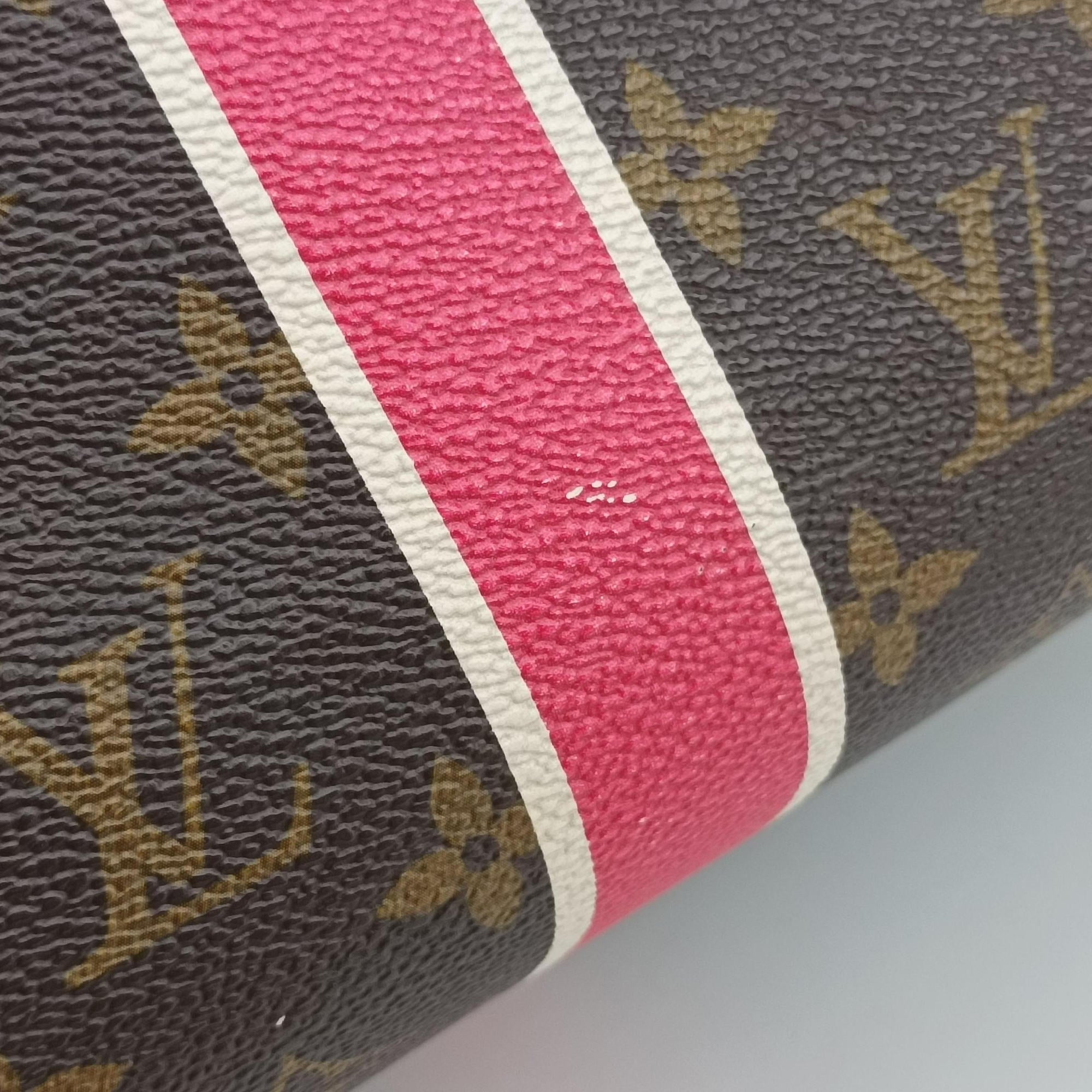 Secondhand Louis Vuitton Speedy Bandouliere 30 brown×multi Monogram Canvas  handbag | stylenewstar