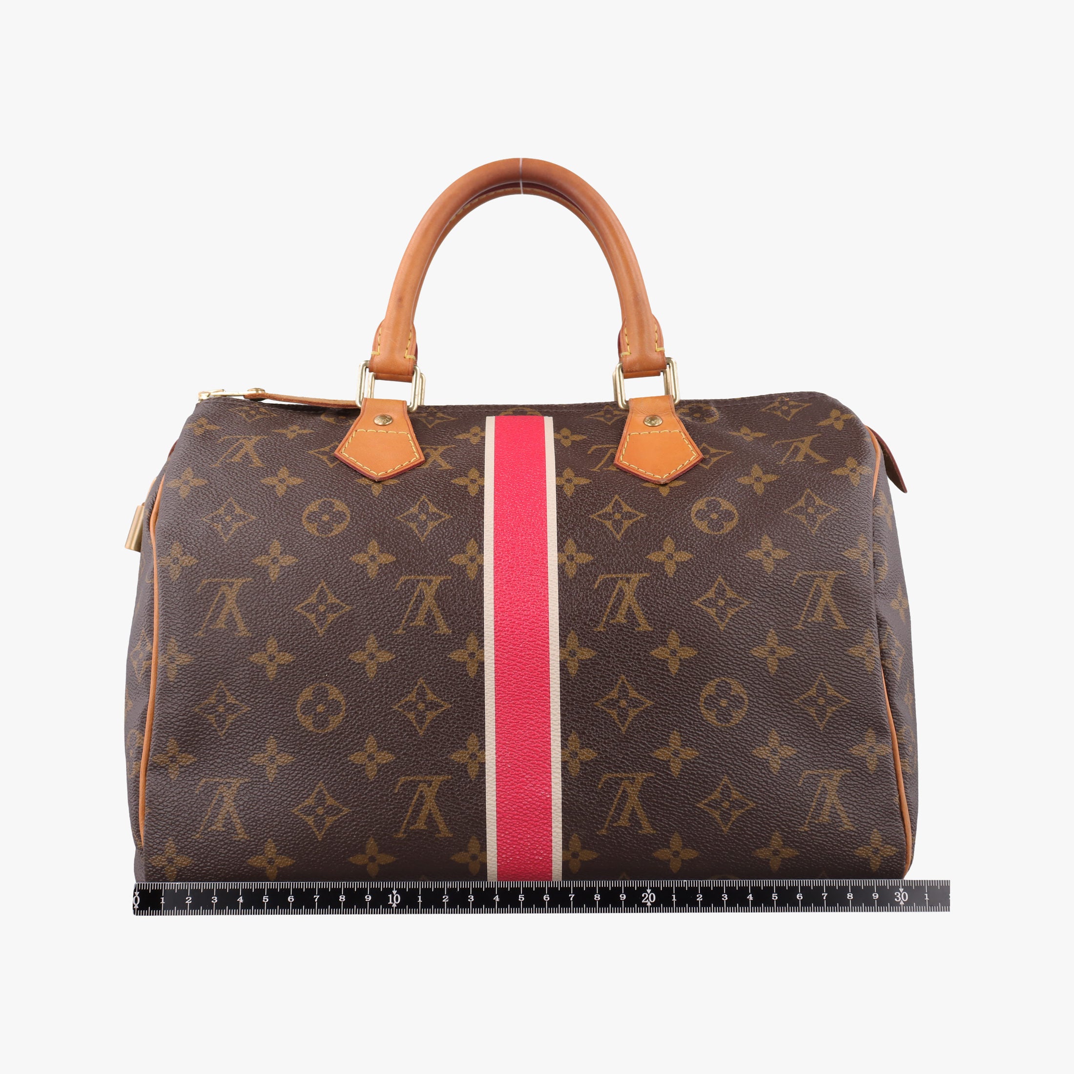 Secondhand Louis Vuitton Speedy Bandouliere 30 brown×multi Monogram Canvas  handbag | stylenewstar