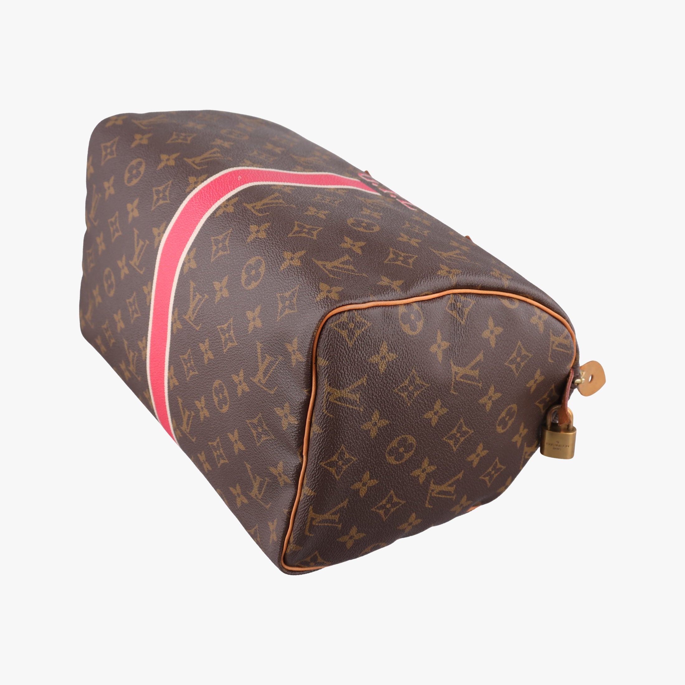 Secondhand Louis Vuitton Speedy Bandouliere 30 brown×multi Monogram Canvas  handbag | stylenewstar