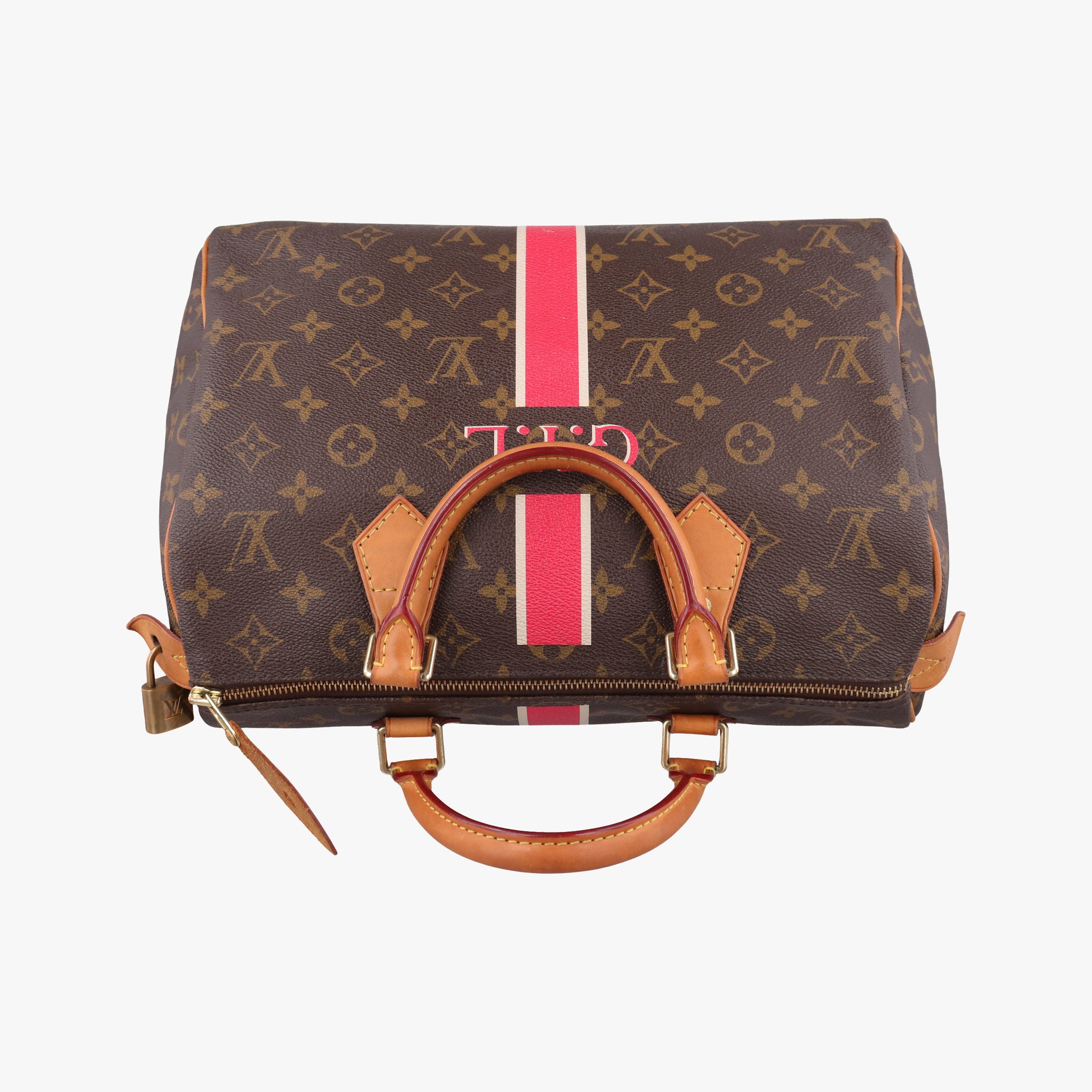 Secondhand Louis Vuitton Speedy Bandouliere 30 brown×multi Monogram Canvas  handbag | stylenewstar