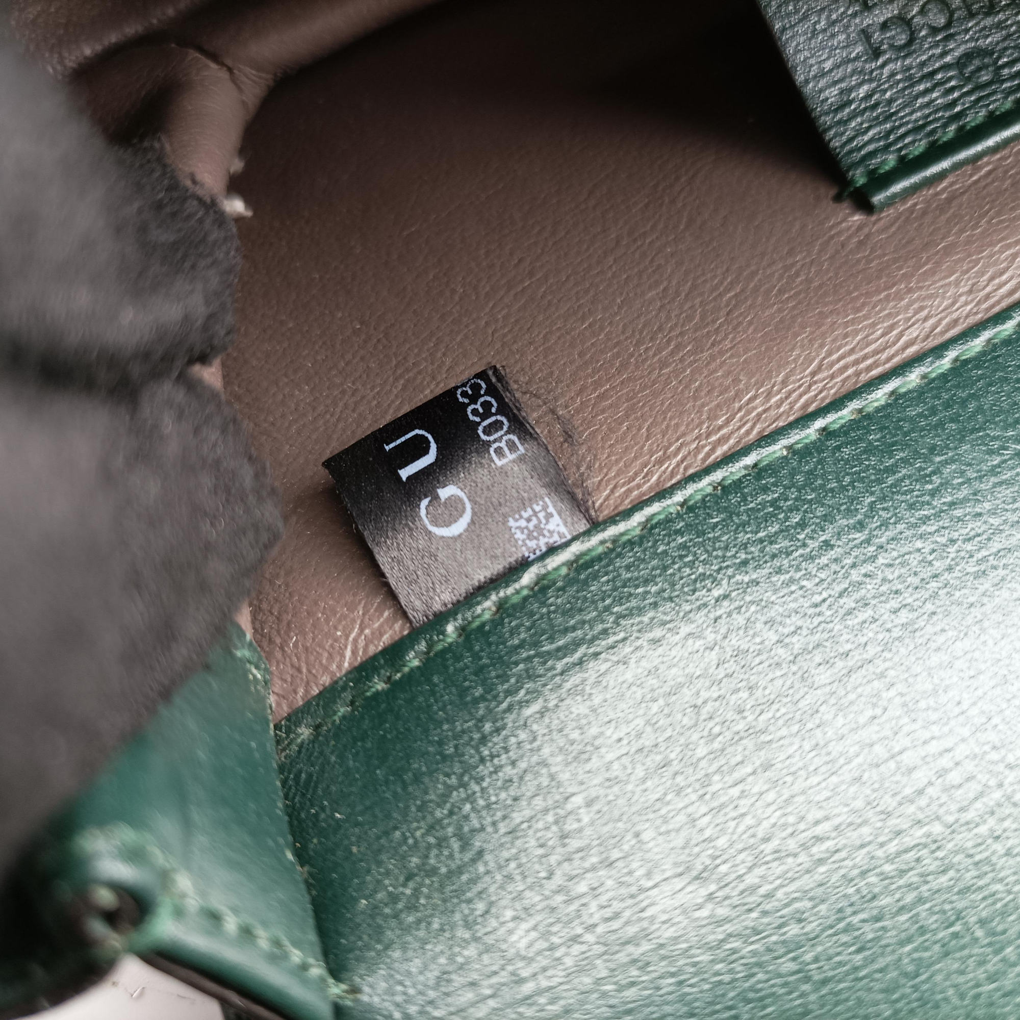Pre-owned Gucci Sylvie 1969 Green Leather 615965 shoulderbag | stylenewstar
