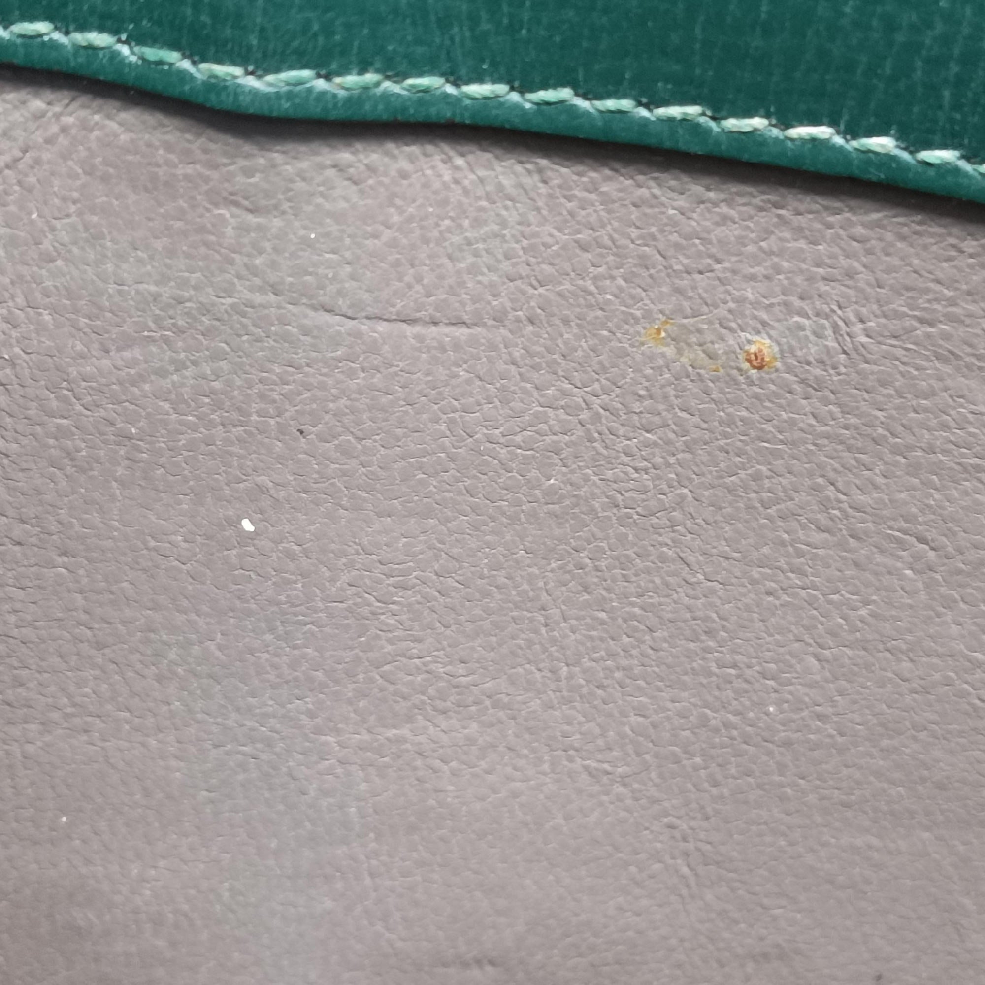 Pre-owned Gucci Sylvie 1969 Green Leather 615965 shoulderbag | stylenewstar