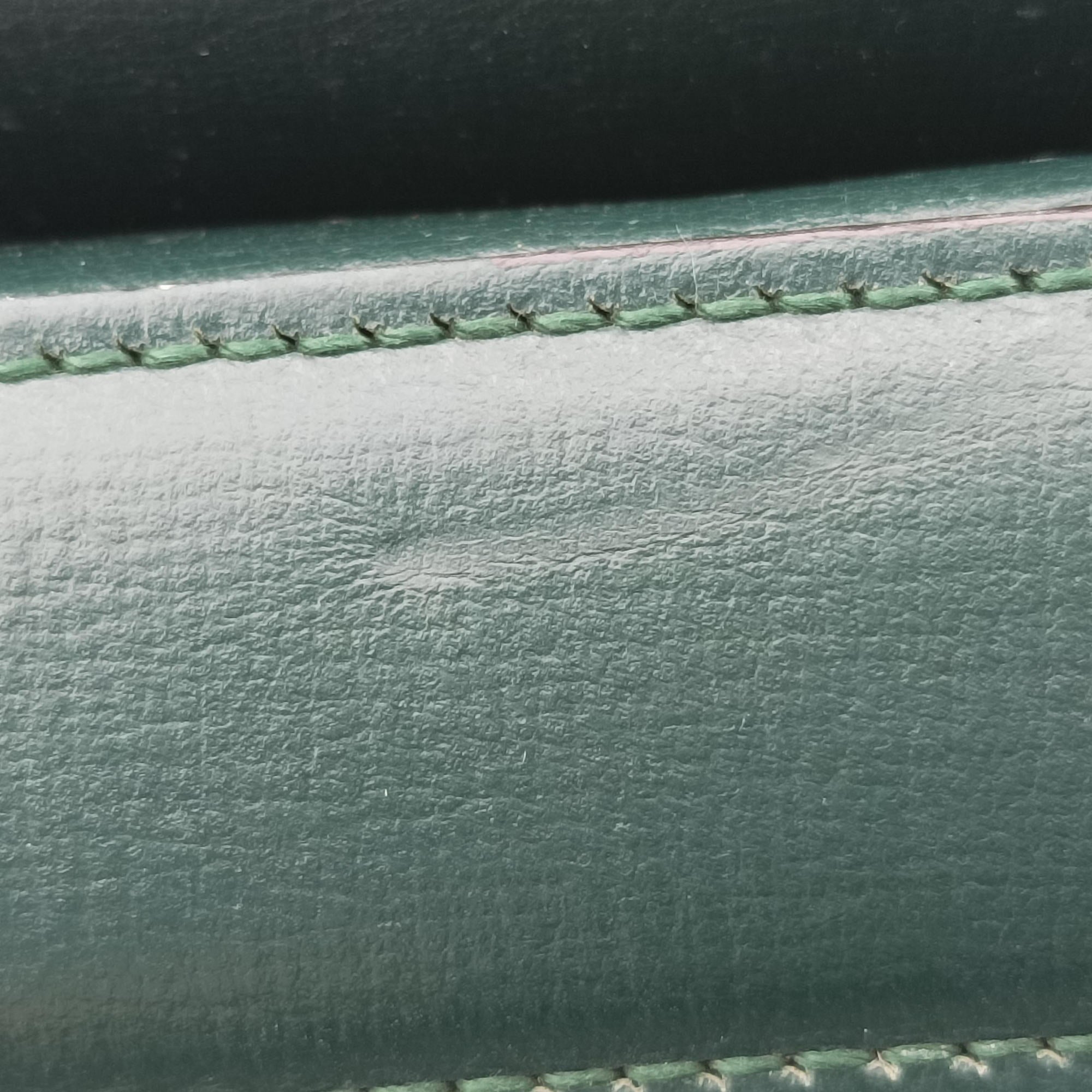 Pre-owned Gucci Sylvie 1969 Green Leather 615965 shoulderbag | stylenewstar