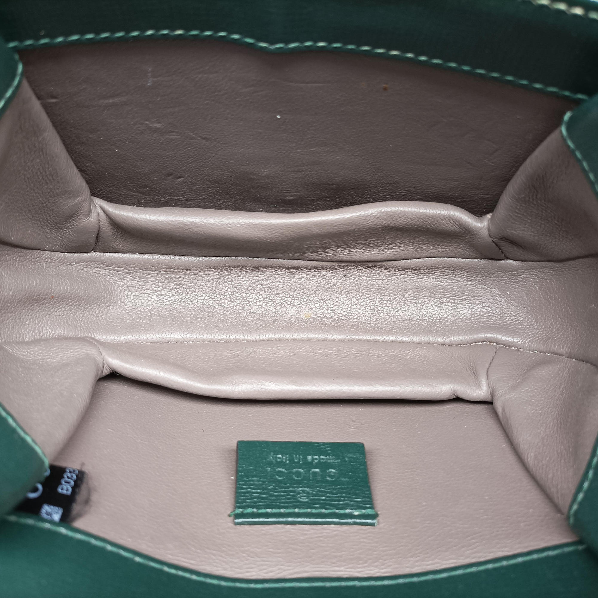 Pre-owned Gucci Sylvie 1969 Green Leather 615965 shoulderbag | stylenewstar
