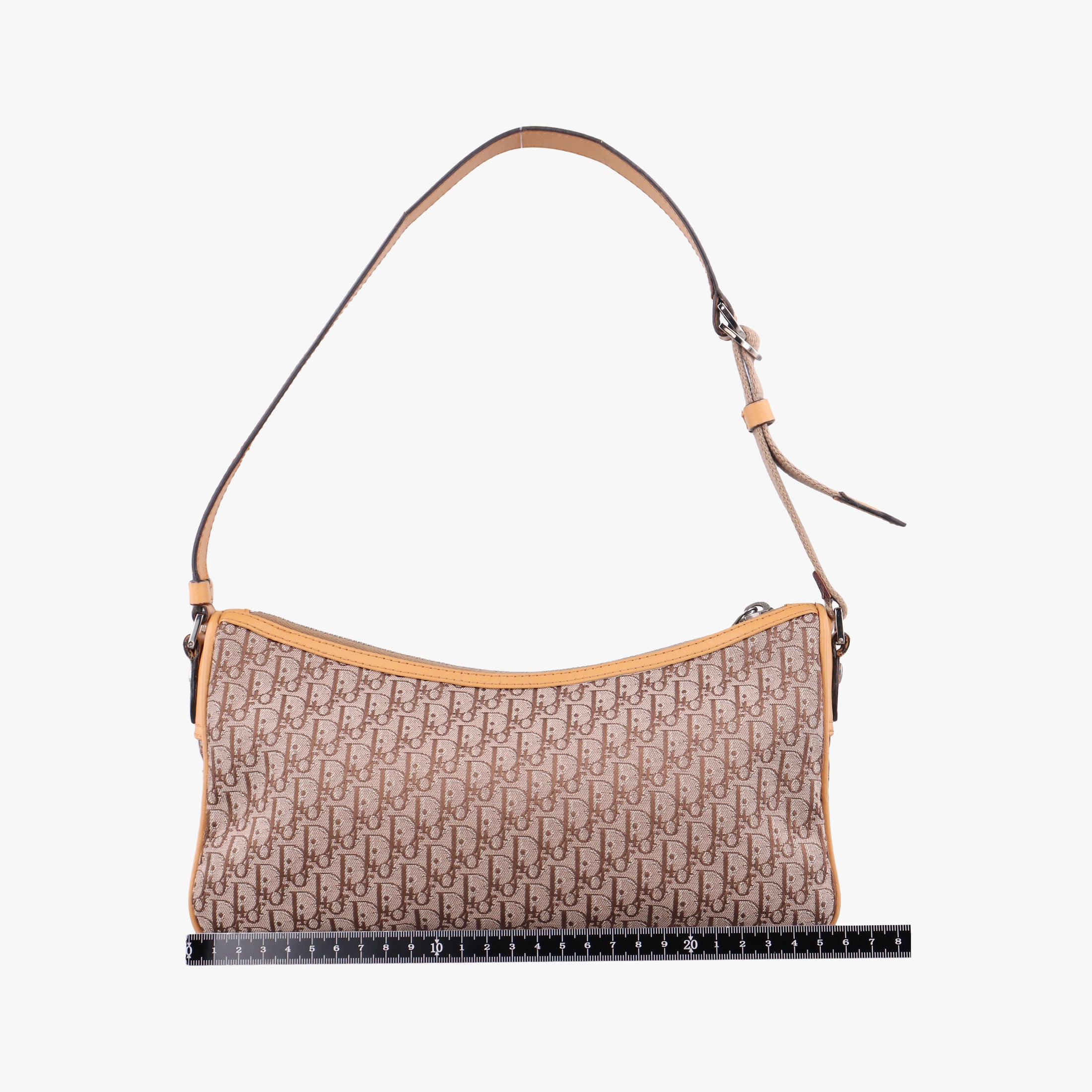 Pre-owned Christian Dior Street Chic Camel Canvas × Leather  handbag | stylenewstar