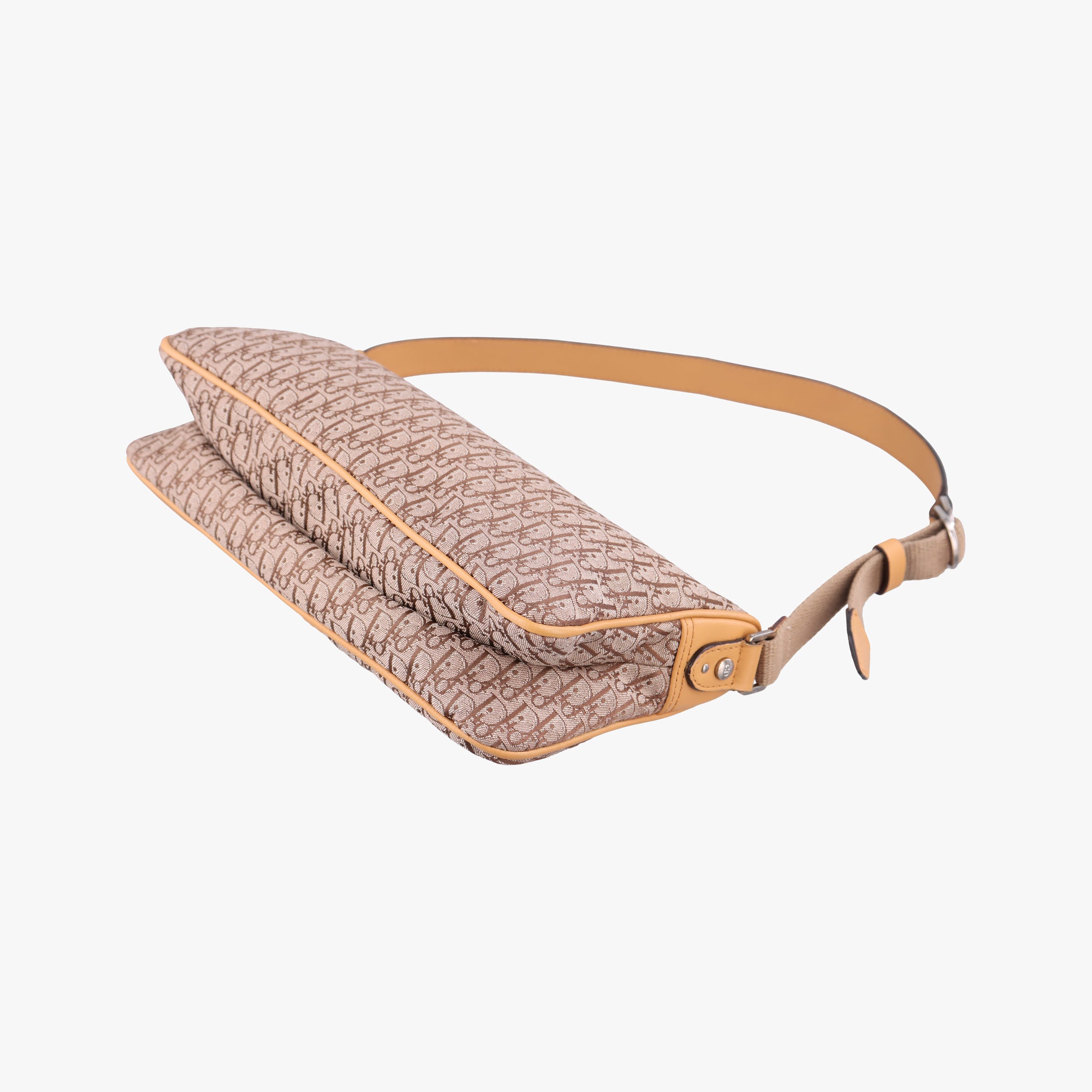 Pre-owned Christian Dior Street Chic Camel Canvas × Leather  handbag | stylenewstar