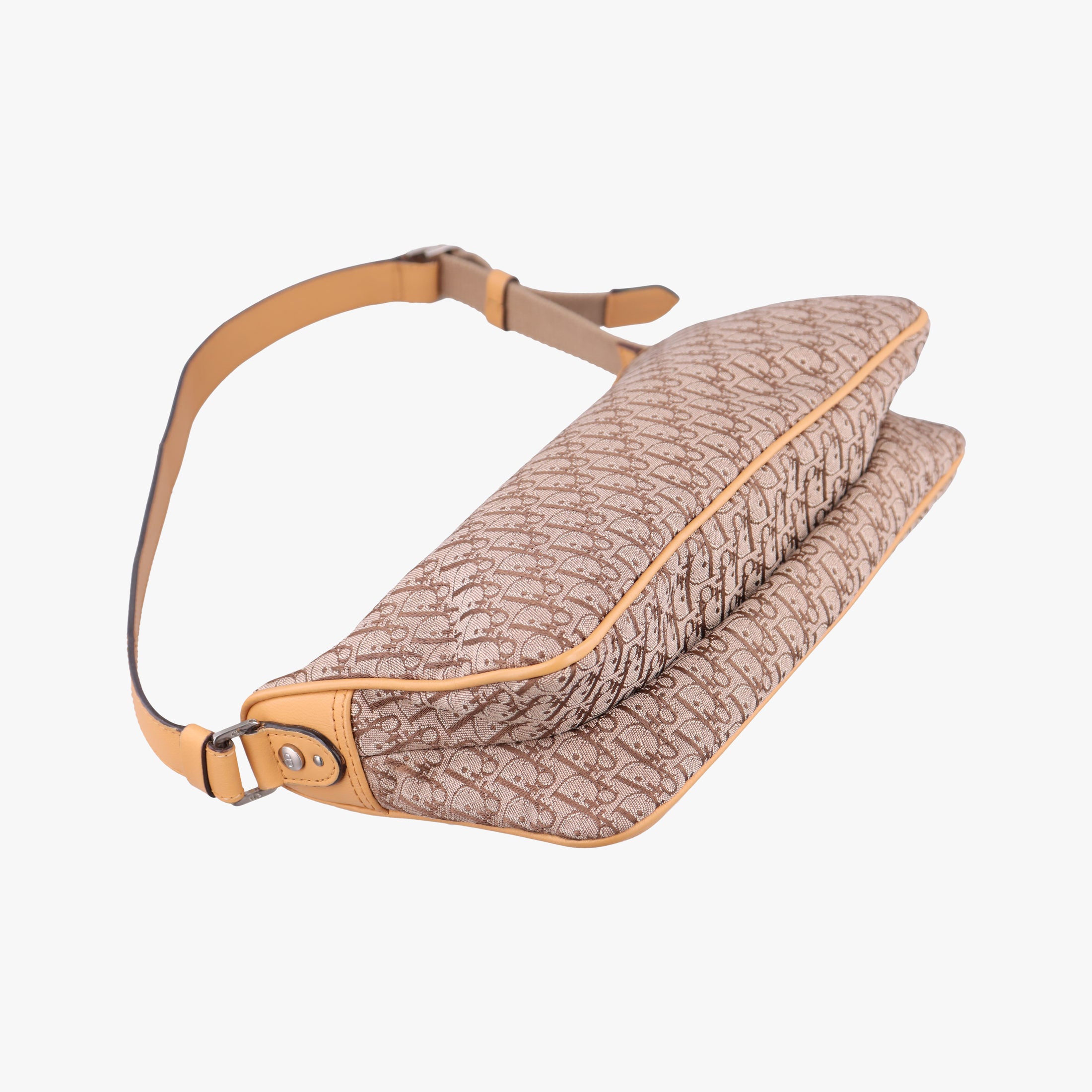 Pre-owned Christian Dior Street Chic Camel Canvas × Leather  handbag | stylenewstar
