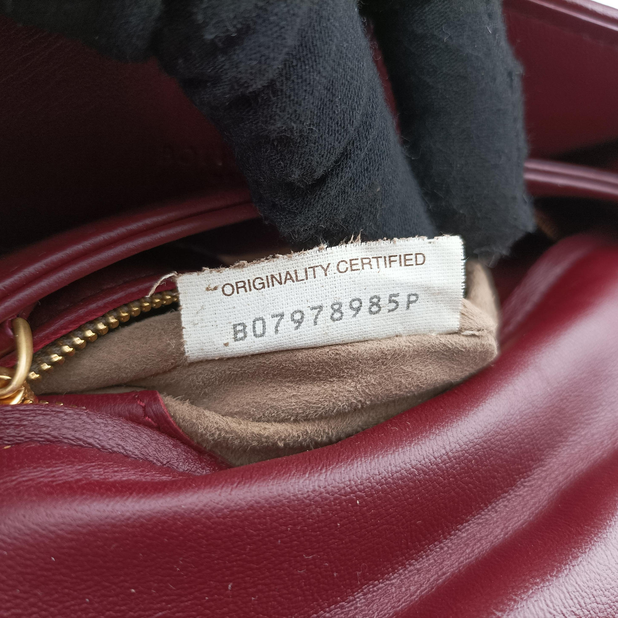Pre-owned Bottega Veneta Intrecciato Olimpia Burgundy lambskin  shoulderbag | stylenewstar