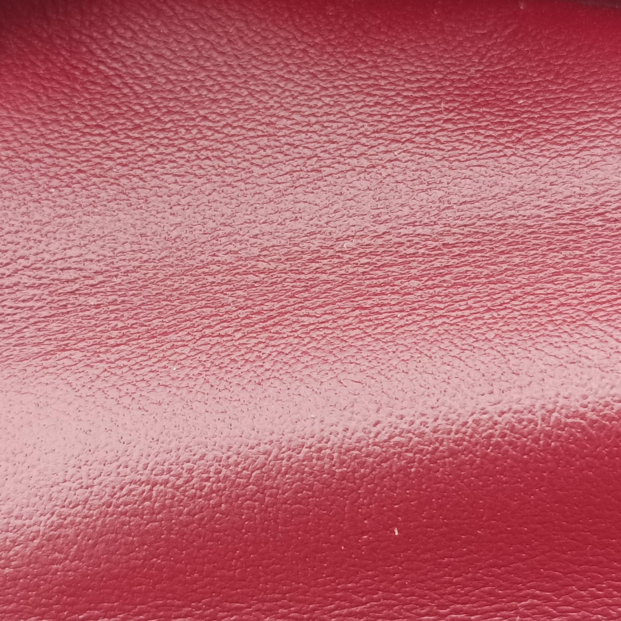 Pre-owned Bottega Veneta Intrecciato Olimpia Burgundy lambskin  shoulderbag | stylenewstar