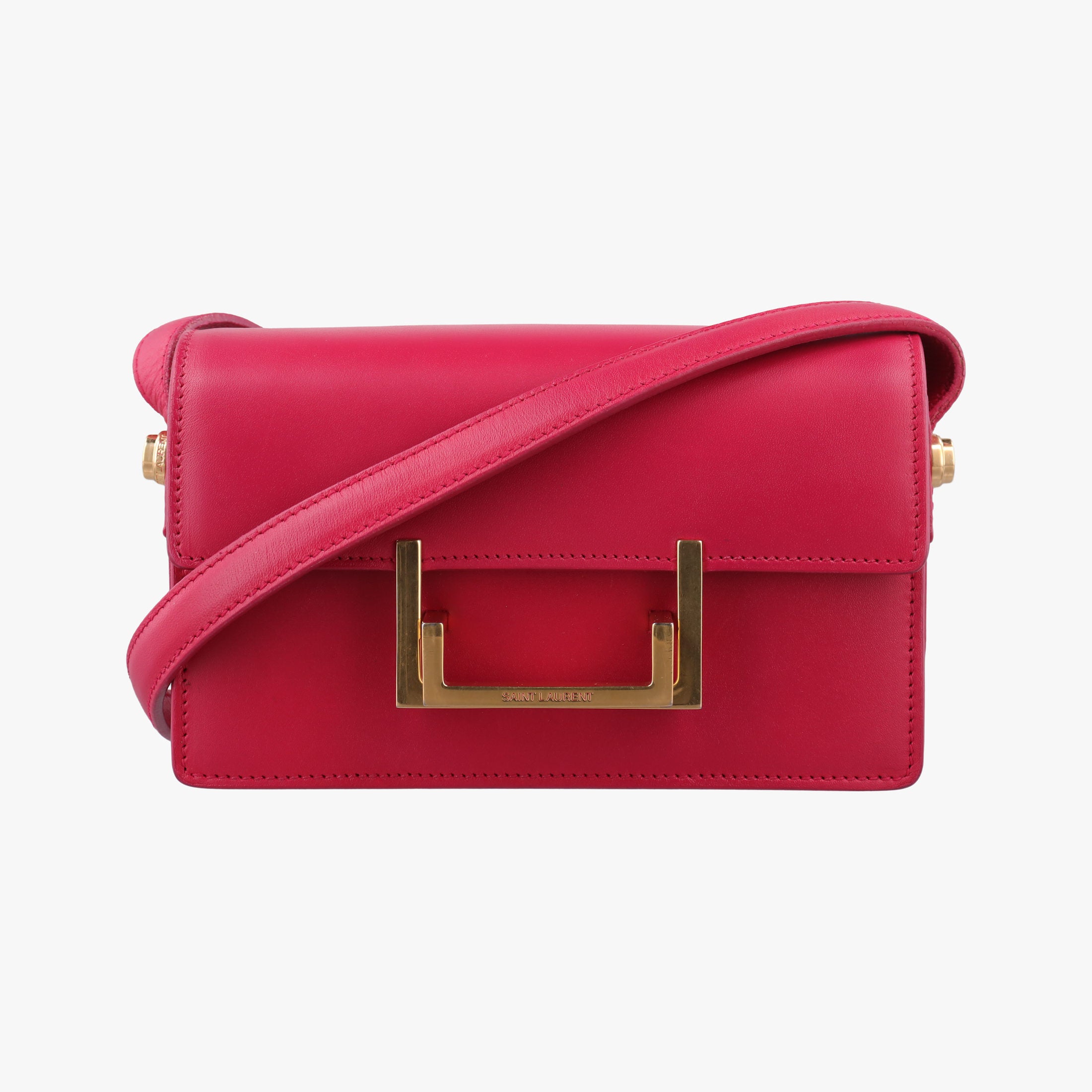 Pre-owned Yves Saint Laurent Classic Lulu Rose Leather 318249 shoulderbag | stylenewstar