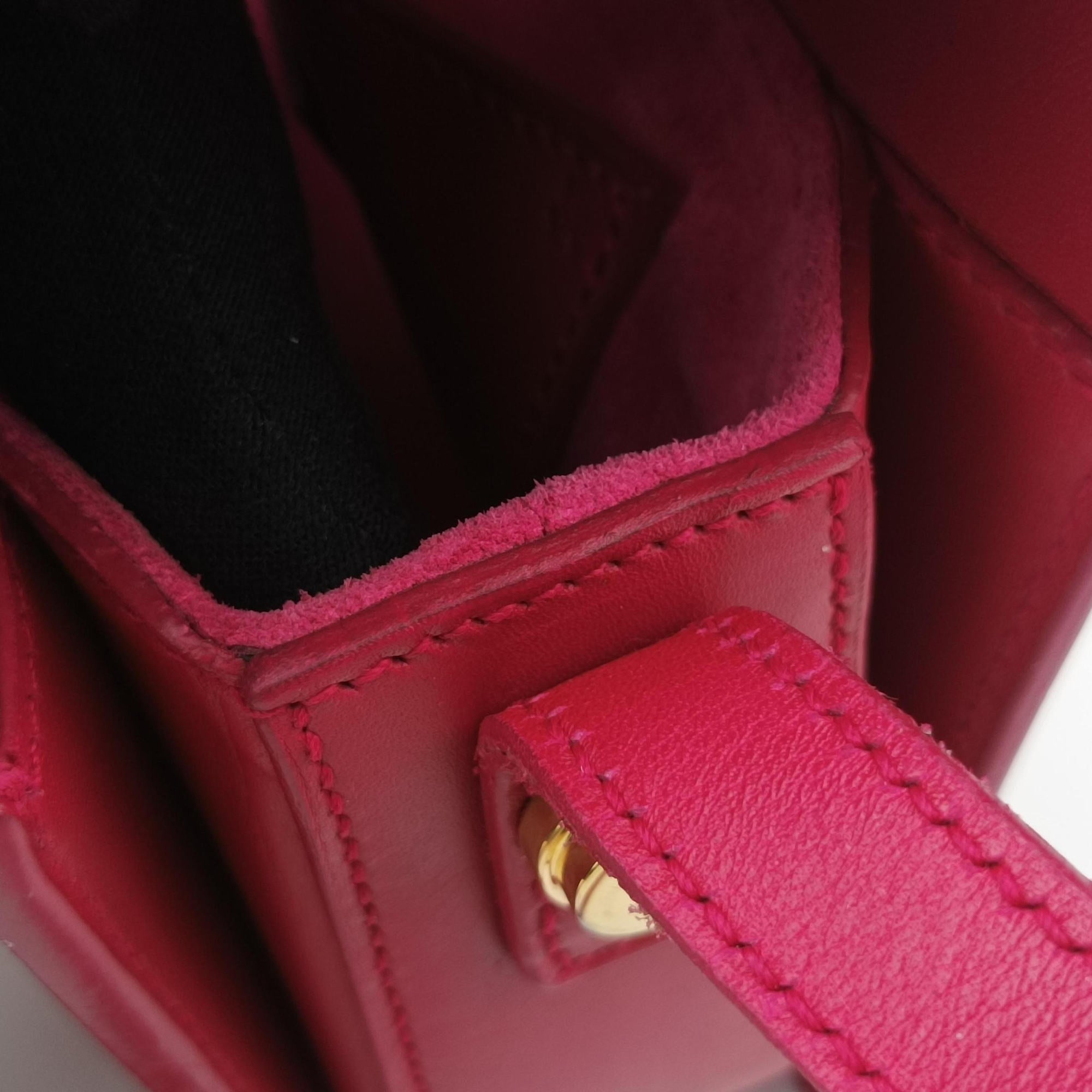 Pre-owned Yves Saint Laurent Classic Lulu Rose Leather 318249 shoulderbag | stylenewstar