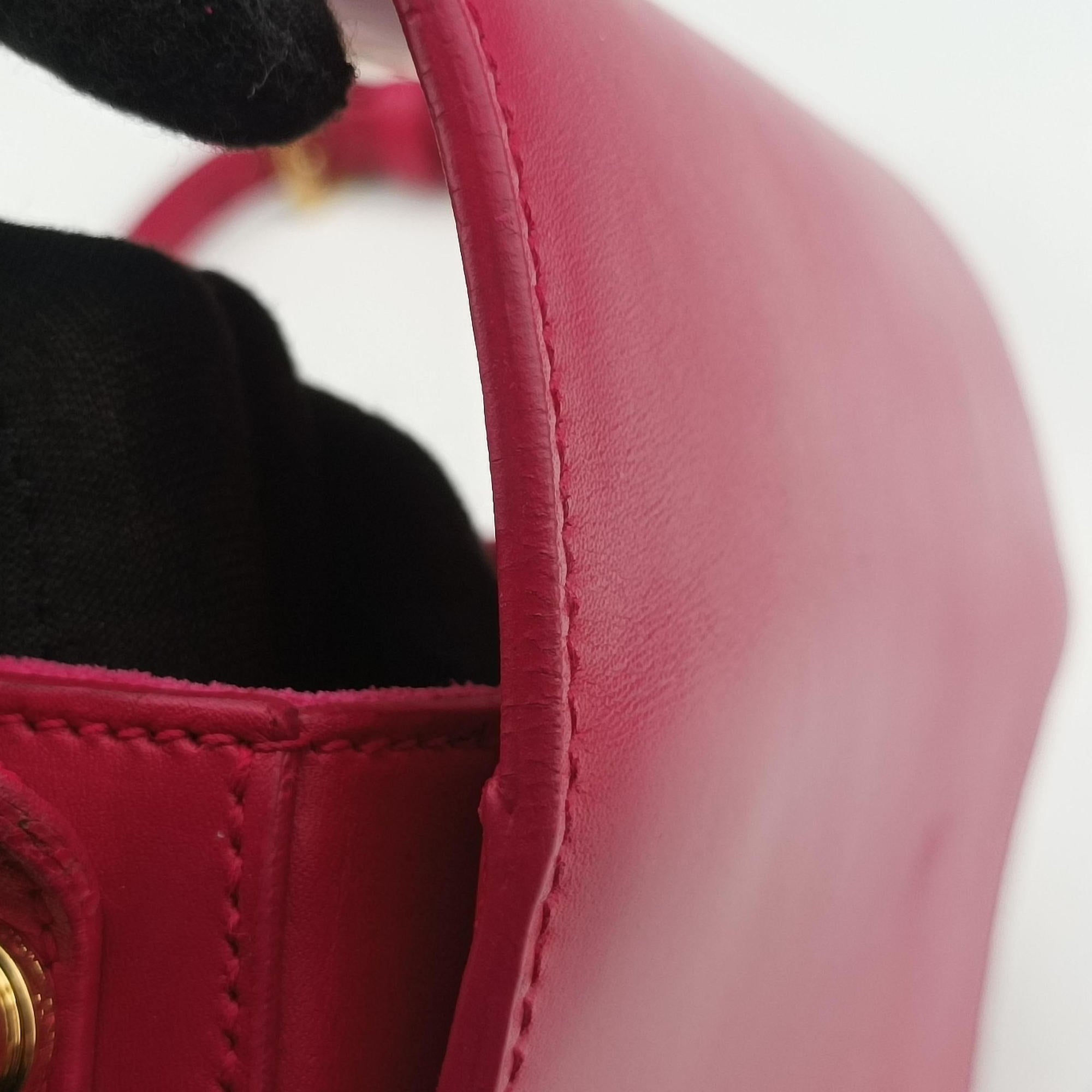 Pre-owned Yves Saint Laurent Classic Lulu Rose Leather 318249 shoulderbag | stylenewstar