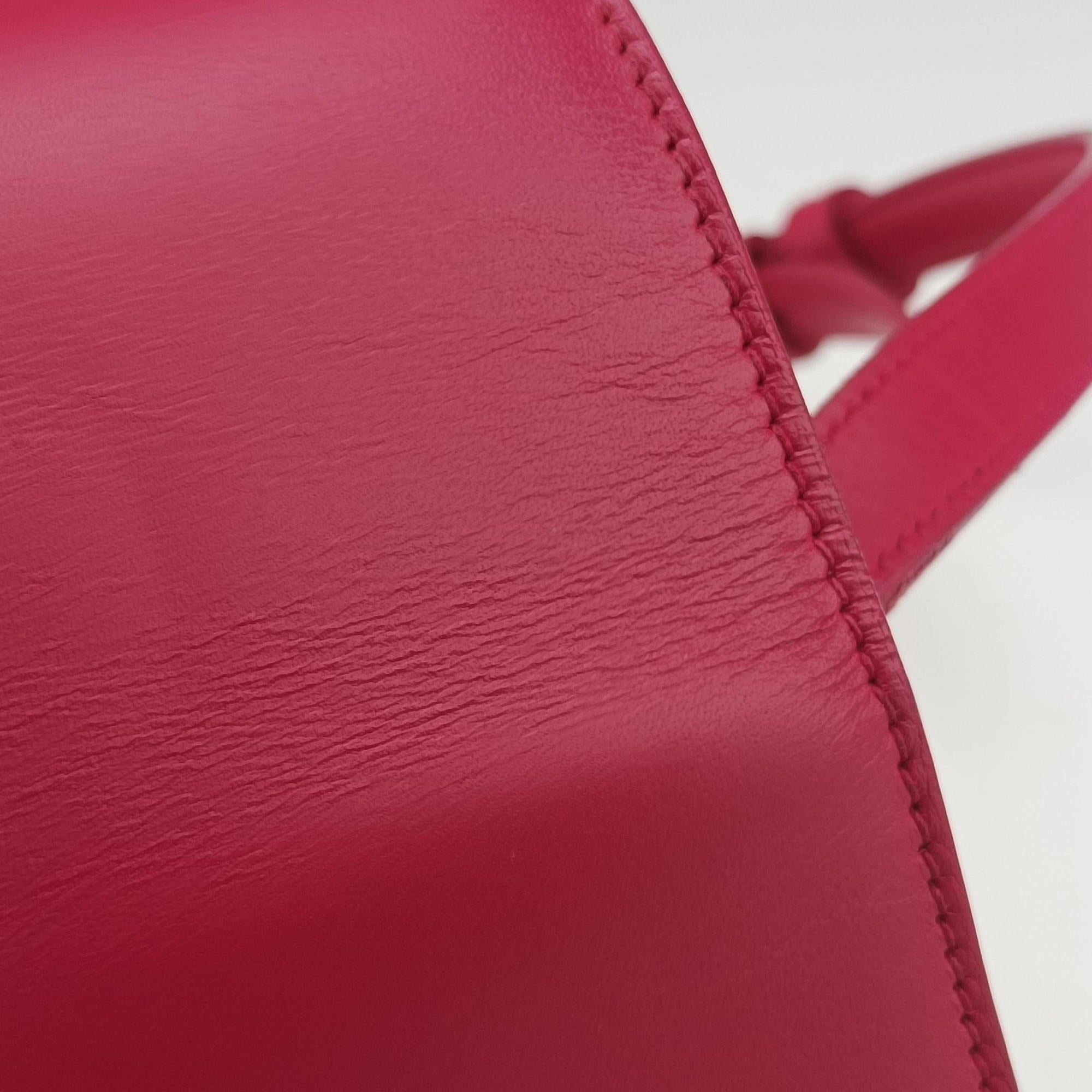 Pre-owned Yves Saint Laurent Classic Lulu Rose Leather 318249 shoulderbag | stylenewstar