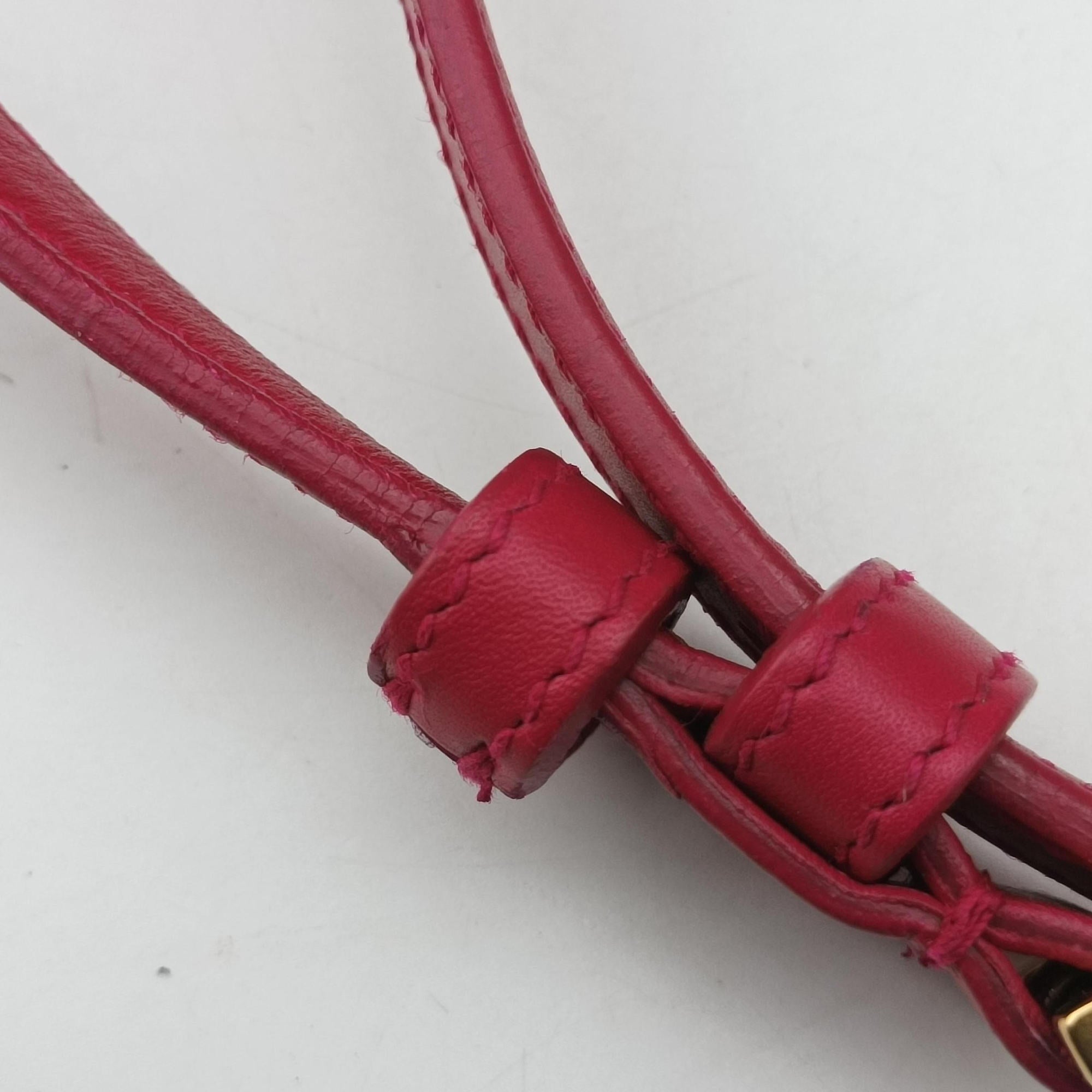Pre-owned Yves Saint Laurent Classic Lulu Rose Leather 318249 shoulderbag | stylenewstar