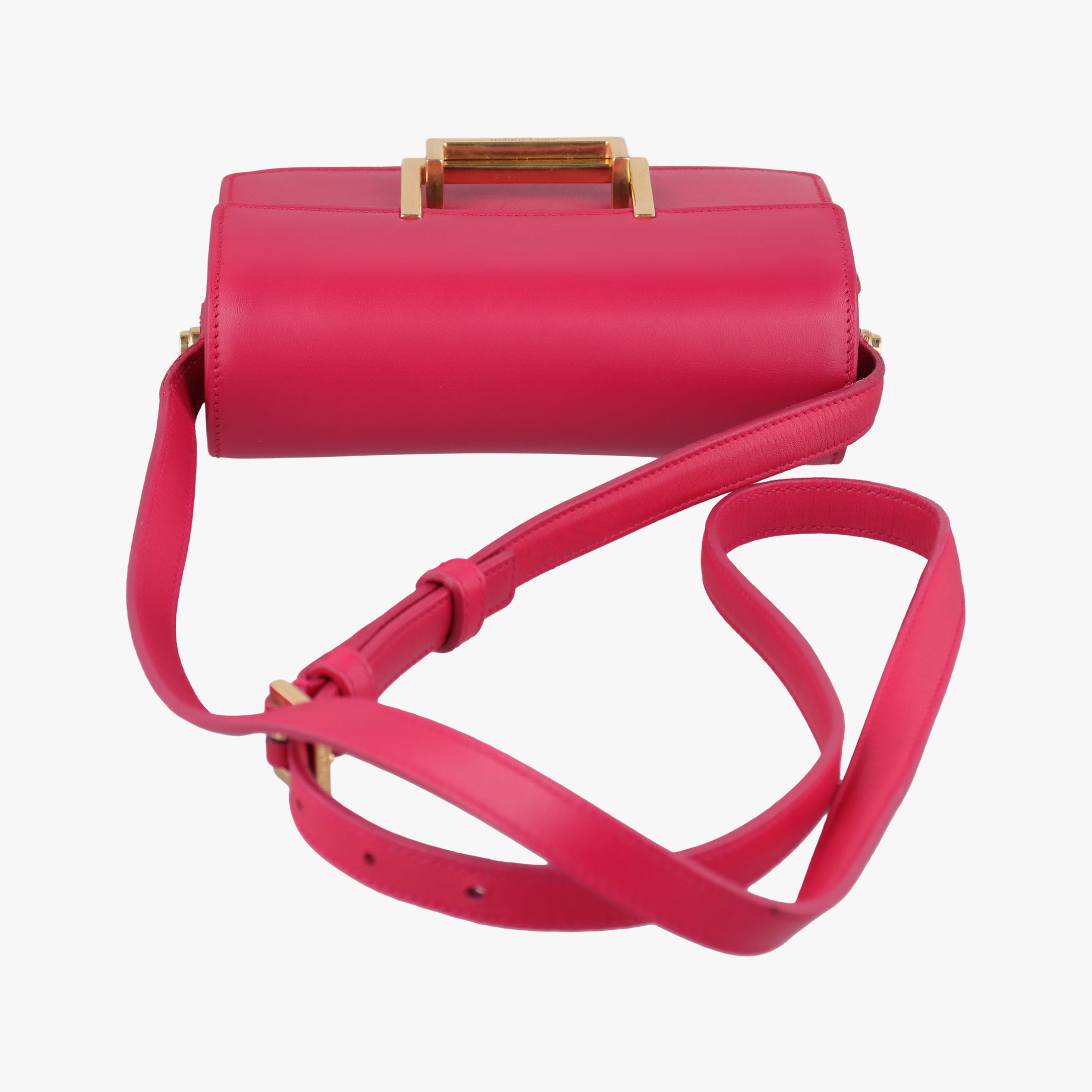 Pre-owned Yves Saint Laurent Classic Lulu Rose Leather 318249 shoulderbag | stylenewstar